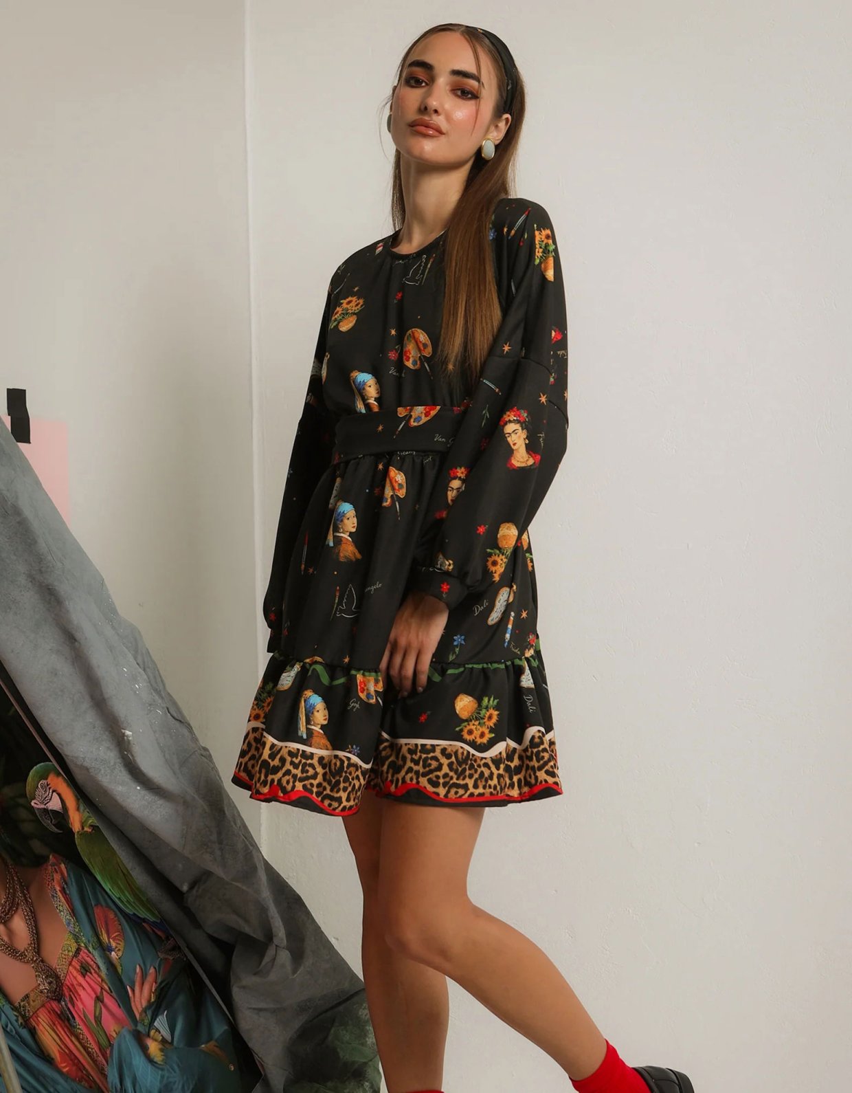 Bee Me Lumi dress leopard