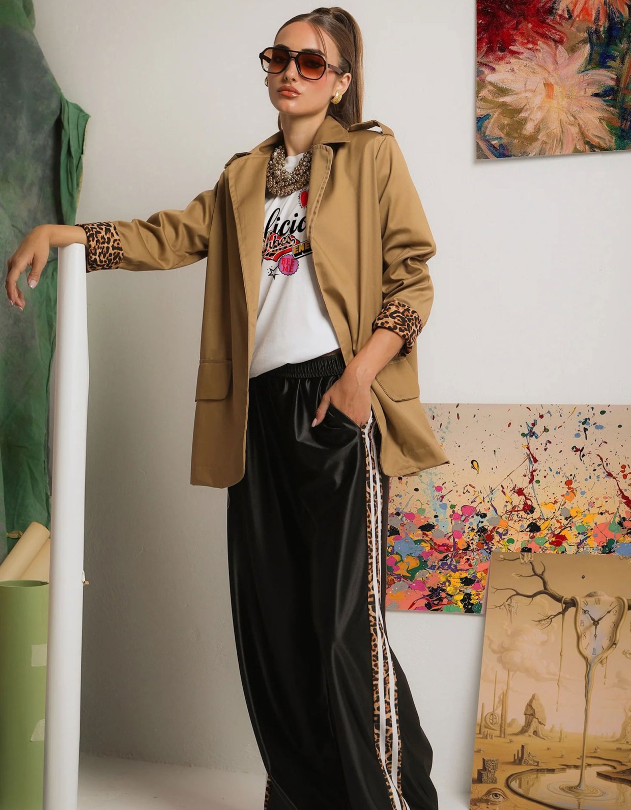 Bee Me Luna pants black