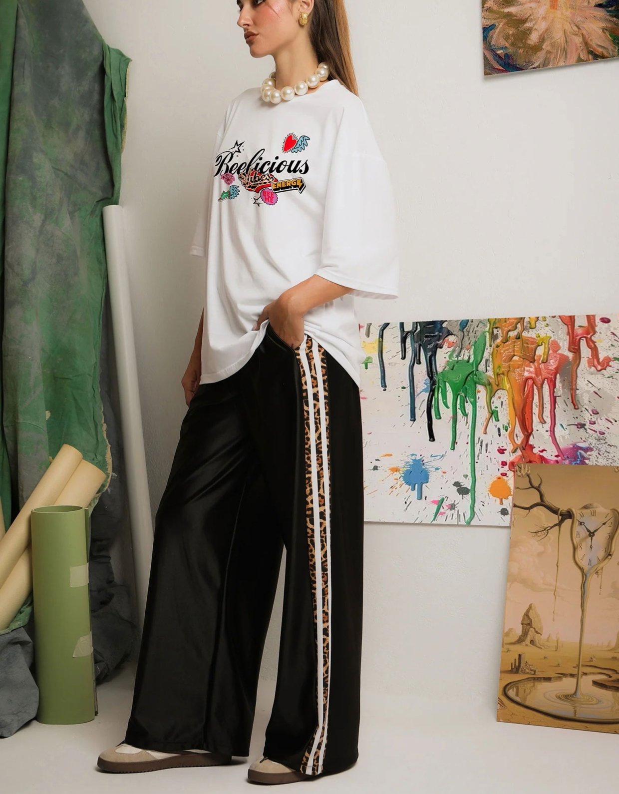 Bee Me Palette white t-shirt