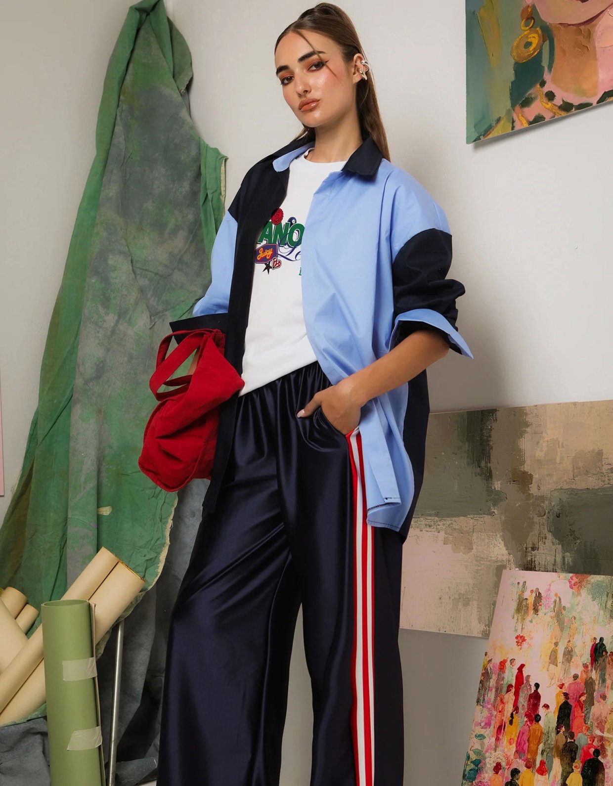 Bee Me Luna pants blue