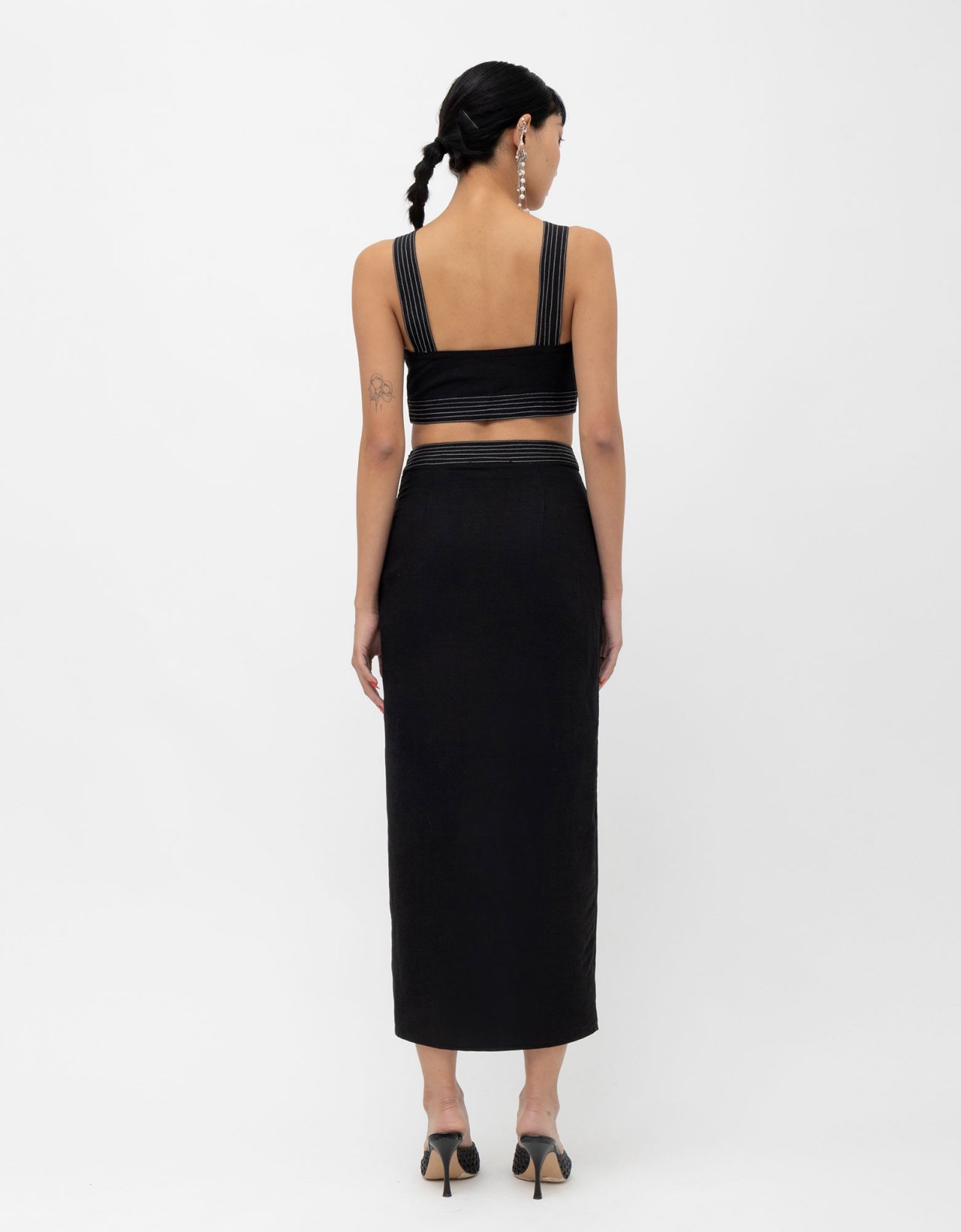 Mallory the label Lunar skirt black