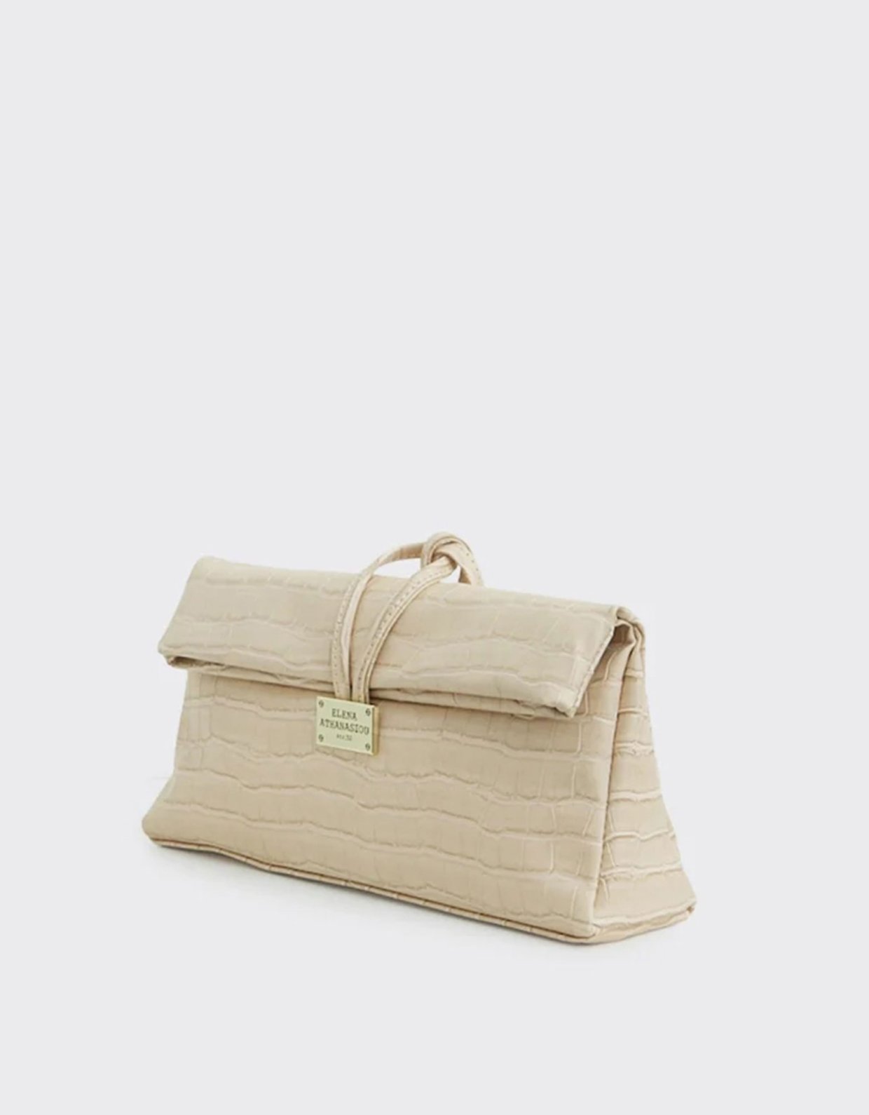 Elena Athanasiou Downtown lunch bag beige