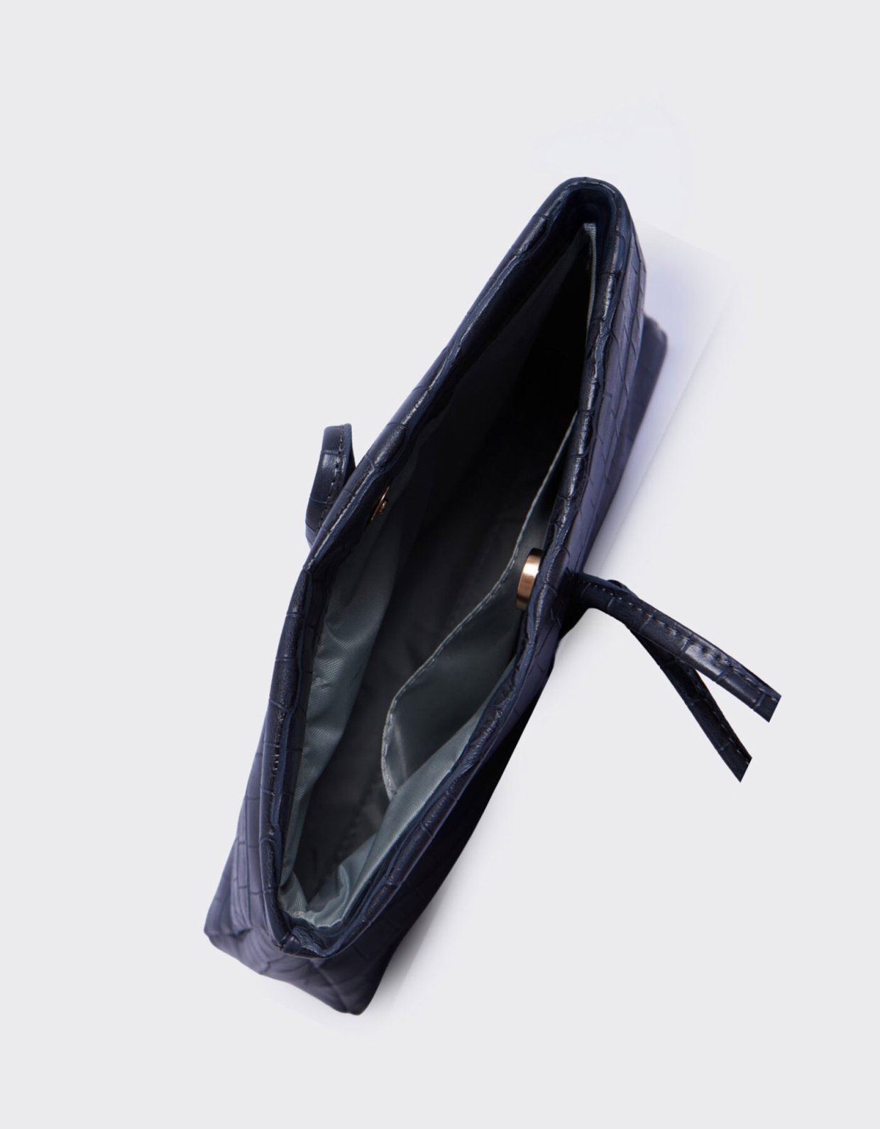 Elena Athanasiou Downtown lunchbag croco black