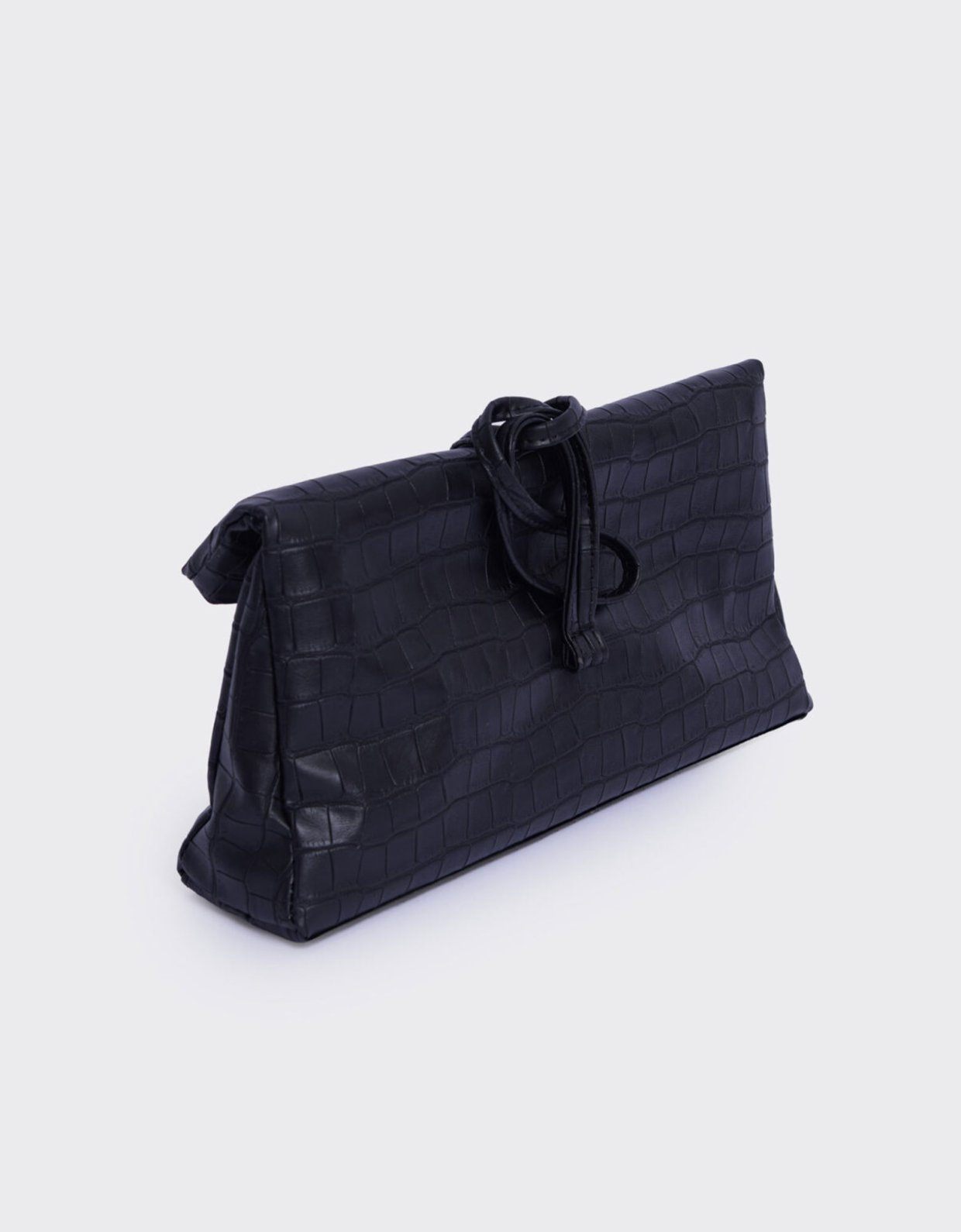 Elena Athanasiou Downtown lunchbag croco black