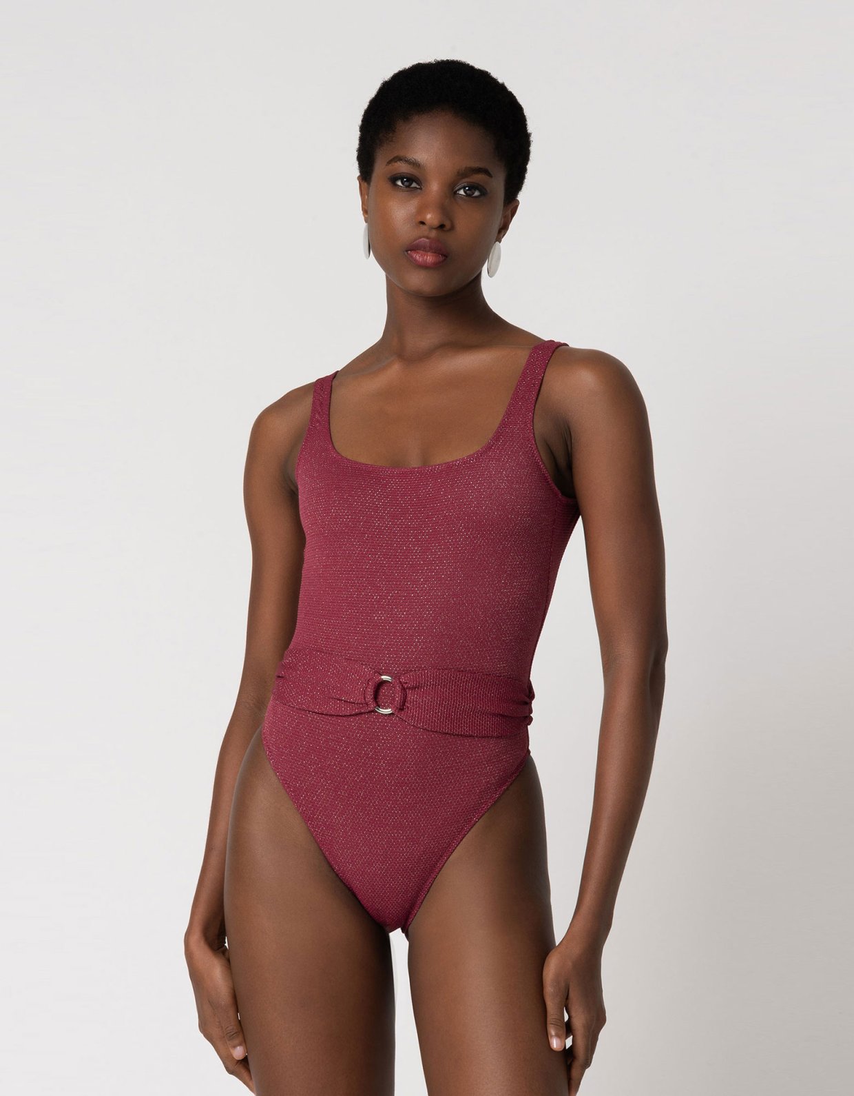 Foreveryoung Lurex one piece swimsuit grana
