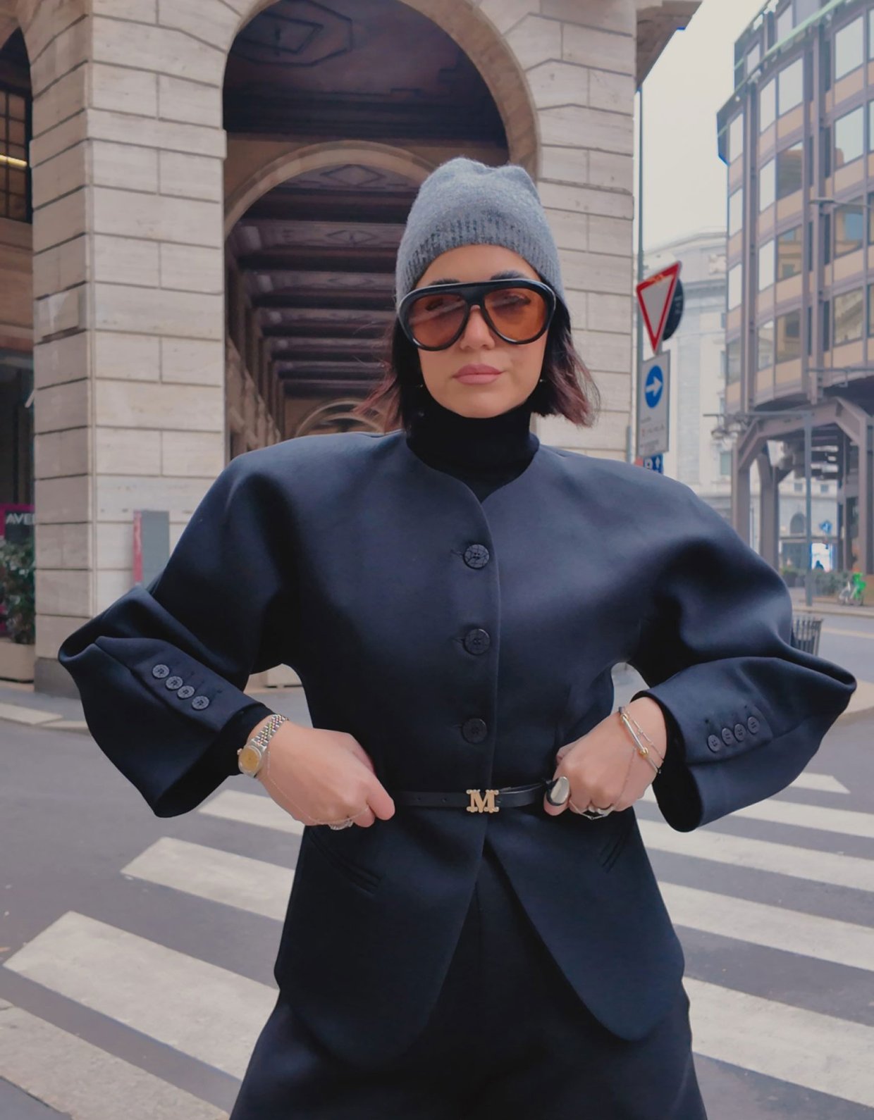 AV Sunglasses Lyra black/orange sunglasses