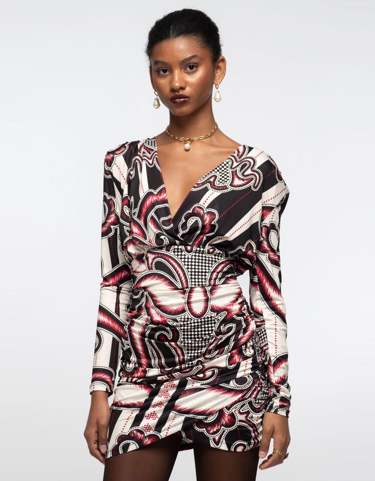 Peace and Chaos Lyrical short dress