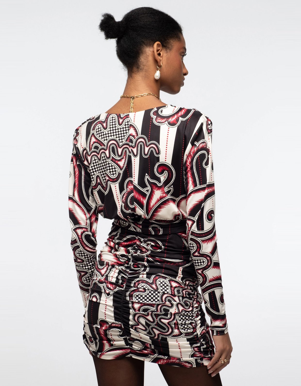 Peace and Chaos Lyrical short dress