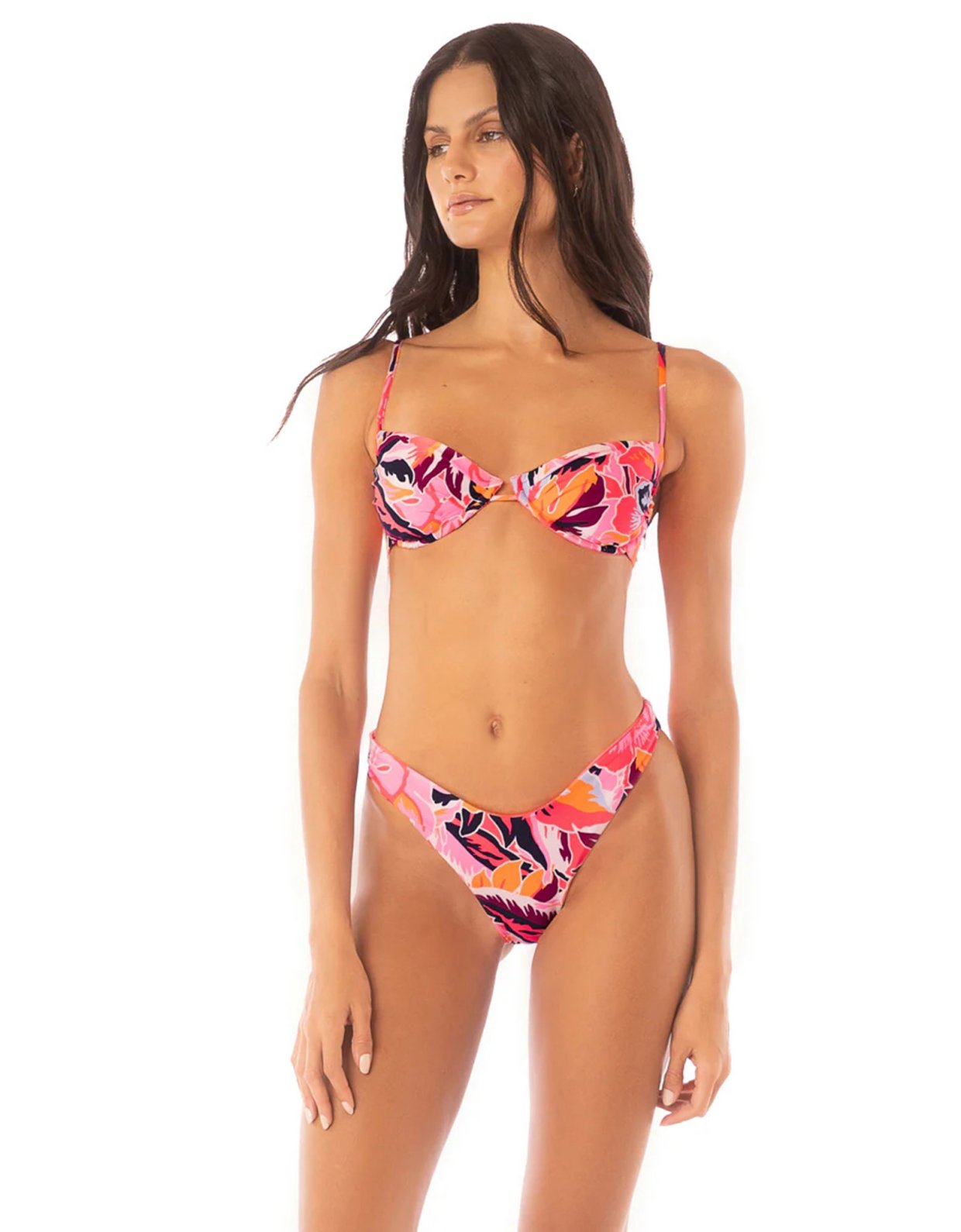 Maaji Coral leafy bikini