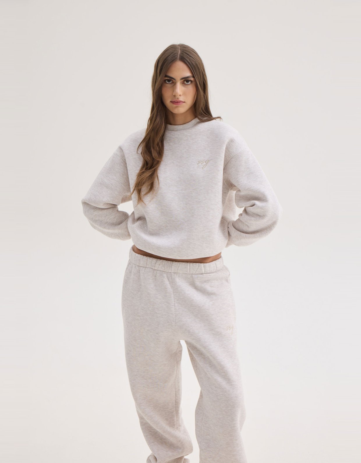 Sunset go Mabel sweatshirt beige