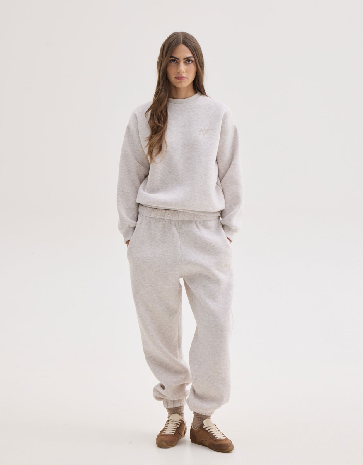 Sunset go Mabel sweatshirt beige