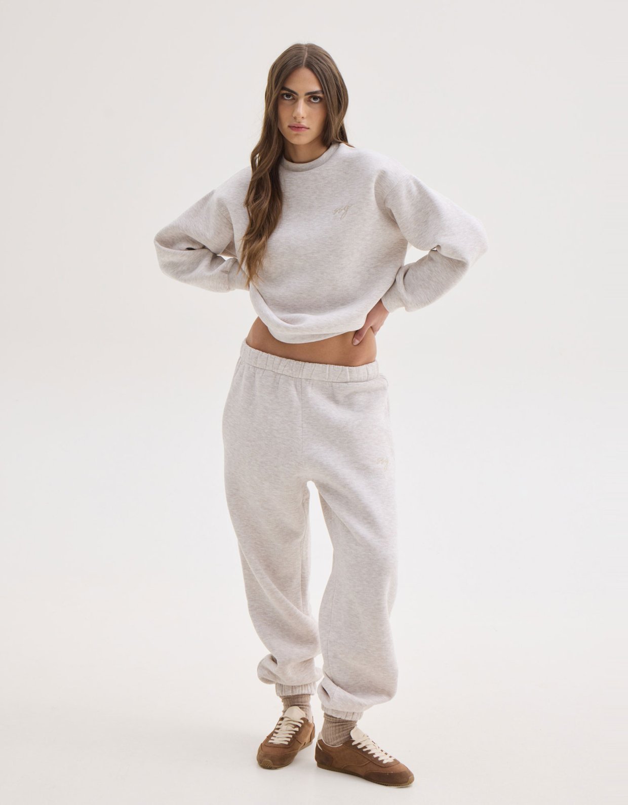 Sunset go Mabel sweatshirt beige