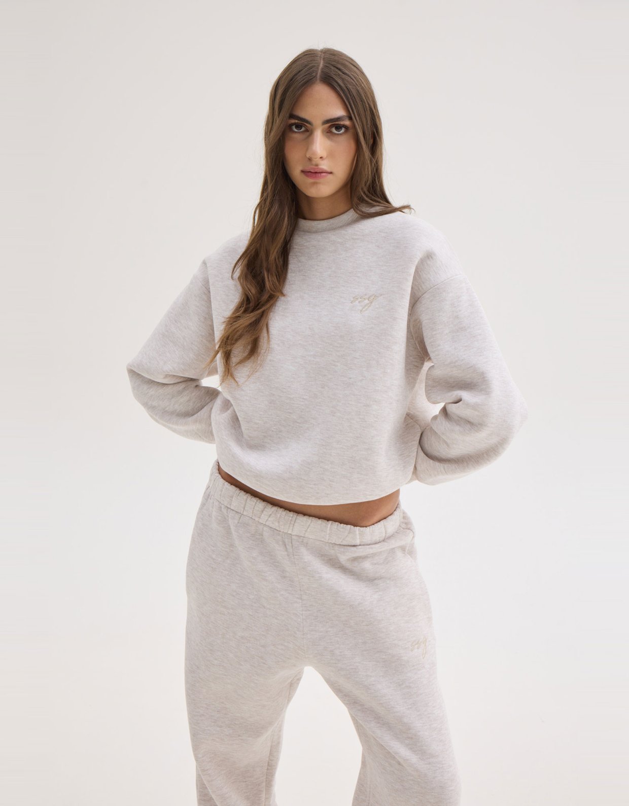 Sunset go Mabel sweatshirt beige