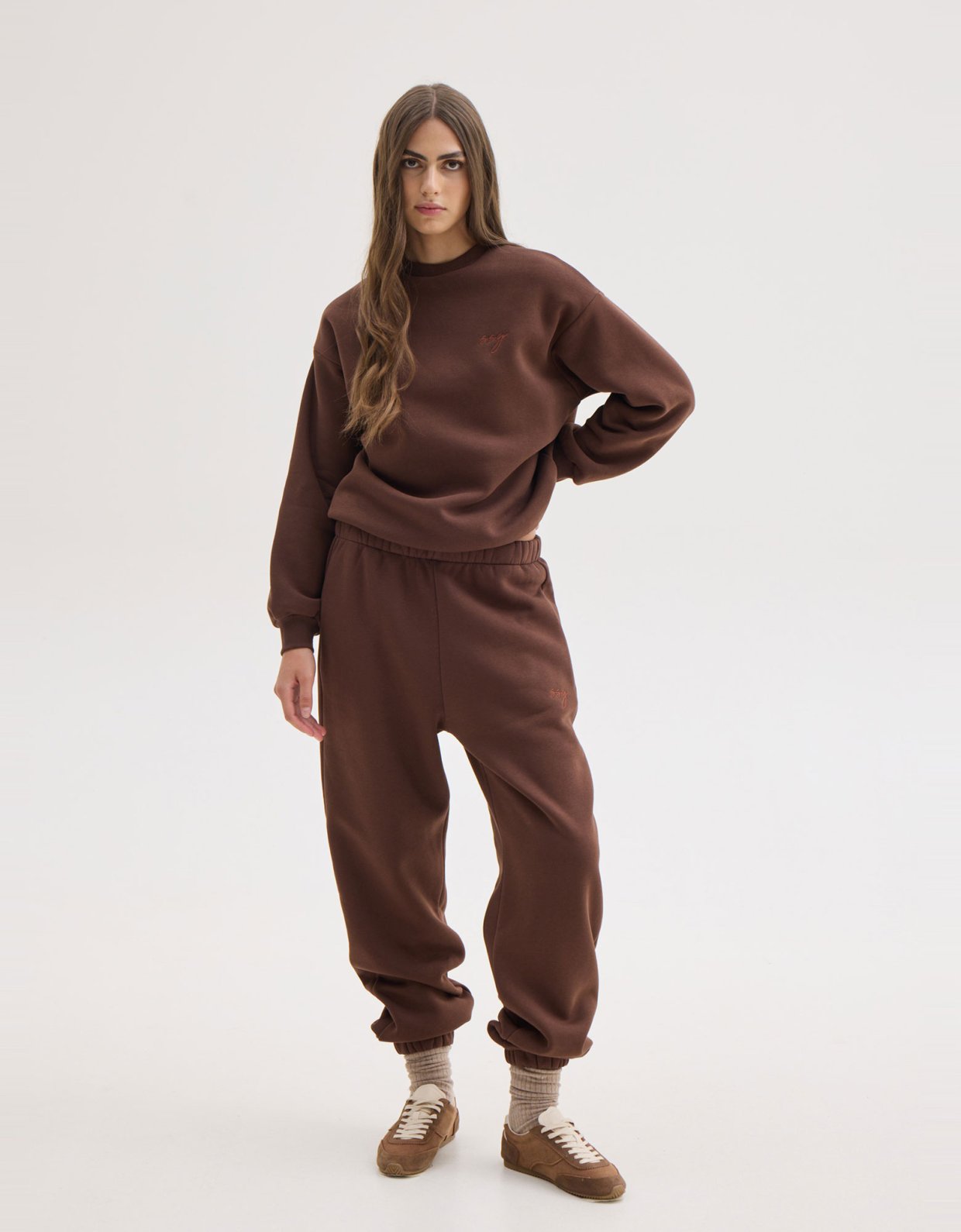 Sunset go Mabel sweatshirt brown