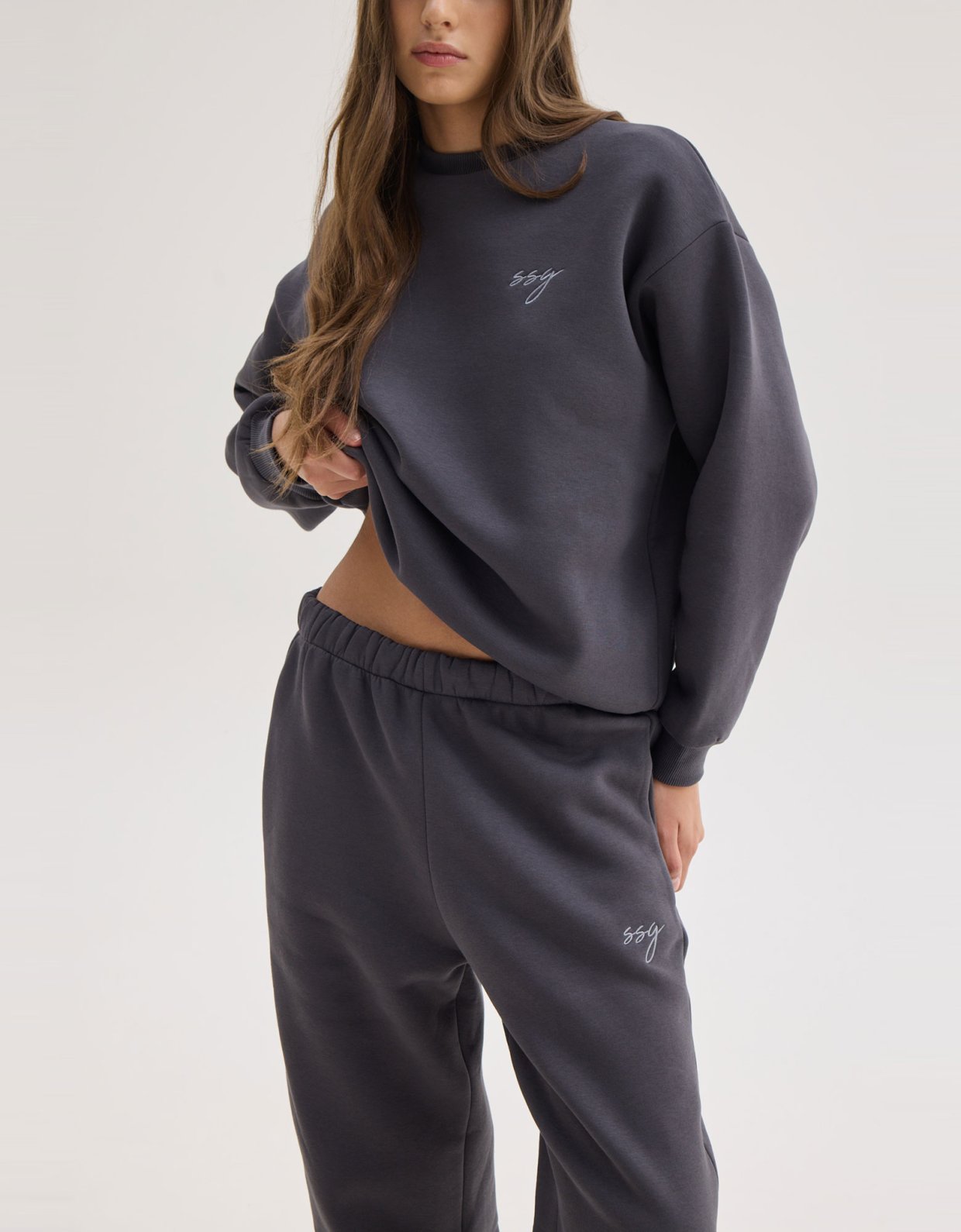 Sunset go Mabel sweatshirt dark grey