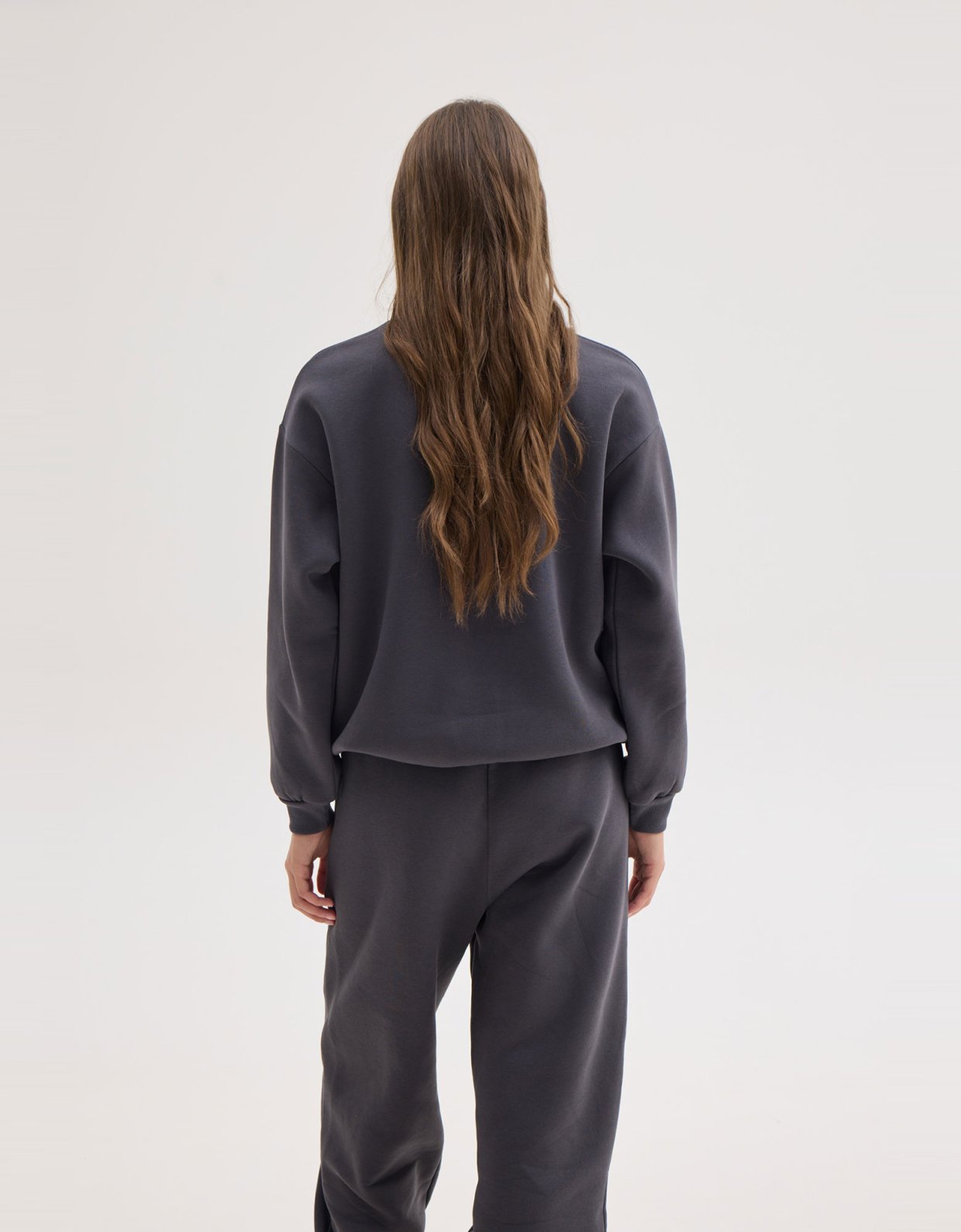 Sunset go Mabel sweatshirt dark grey