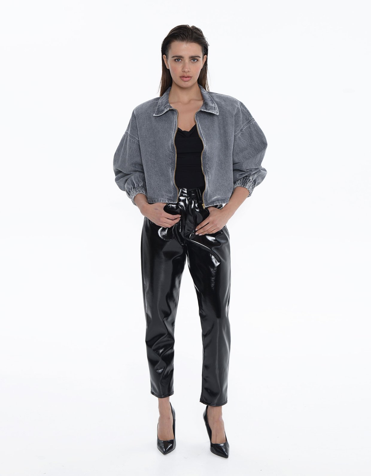 Sac Jeans Madison denim jacket graphite
