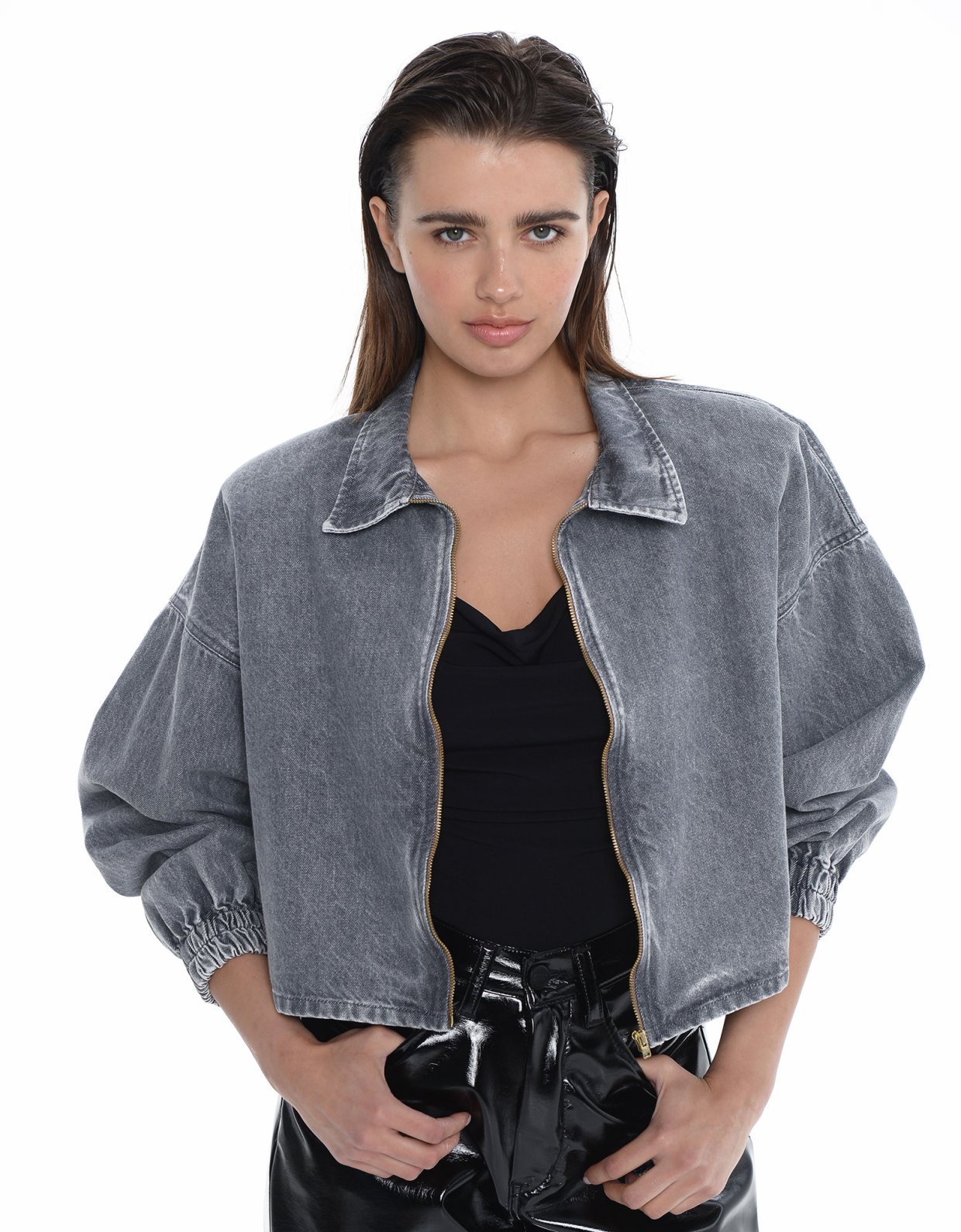 Sac Jeans Madison denim jacket graphite