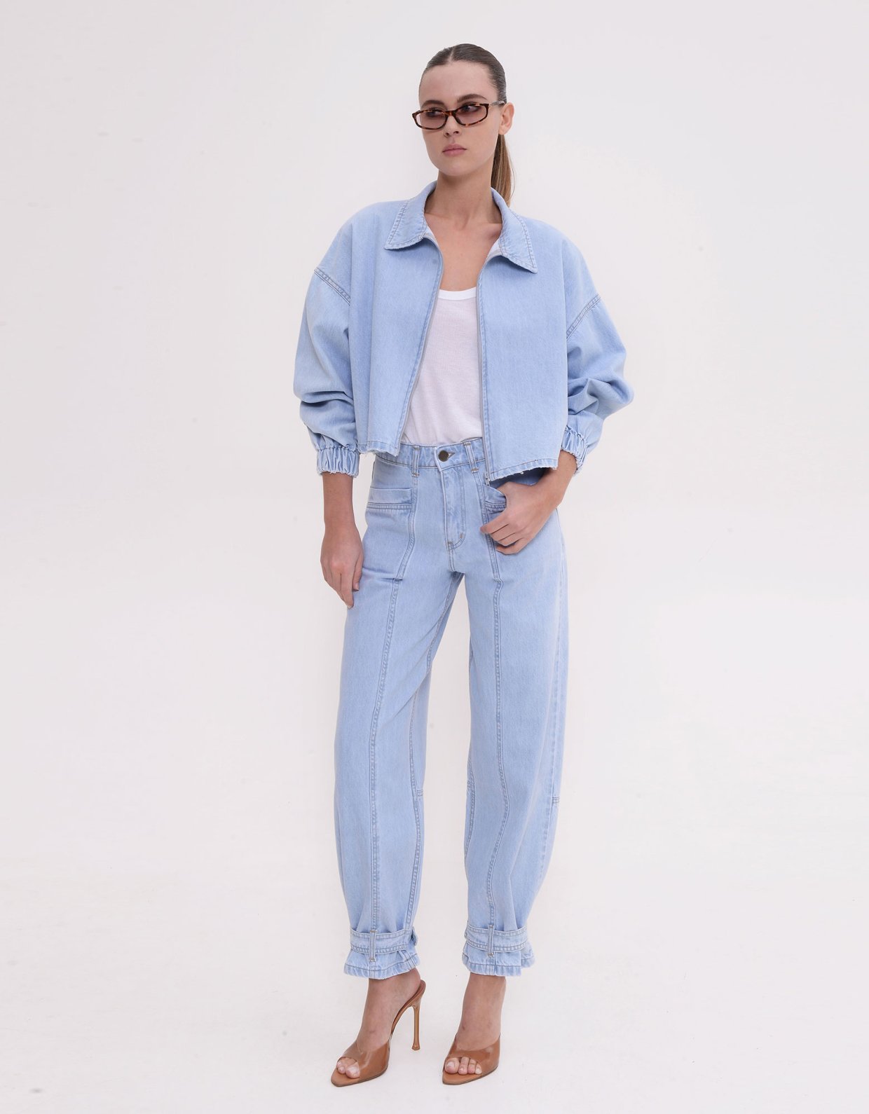 Sac Jeans Madison denim jacket light blue