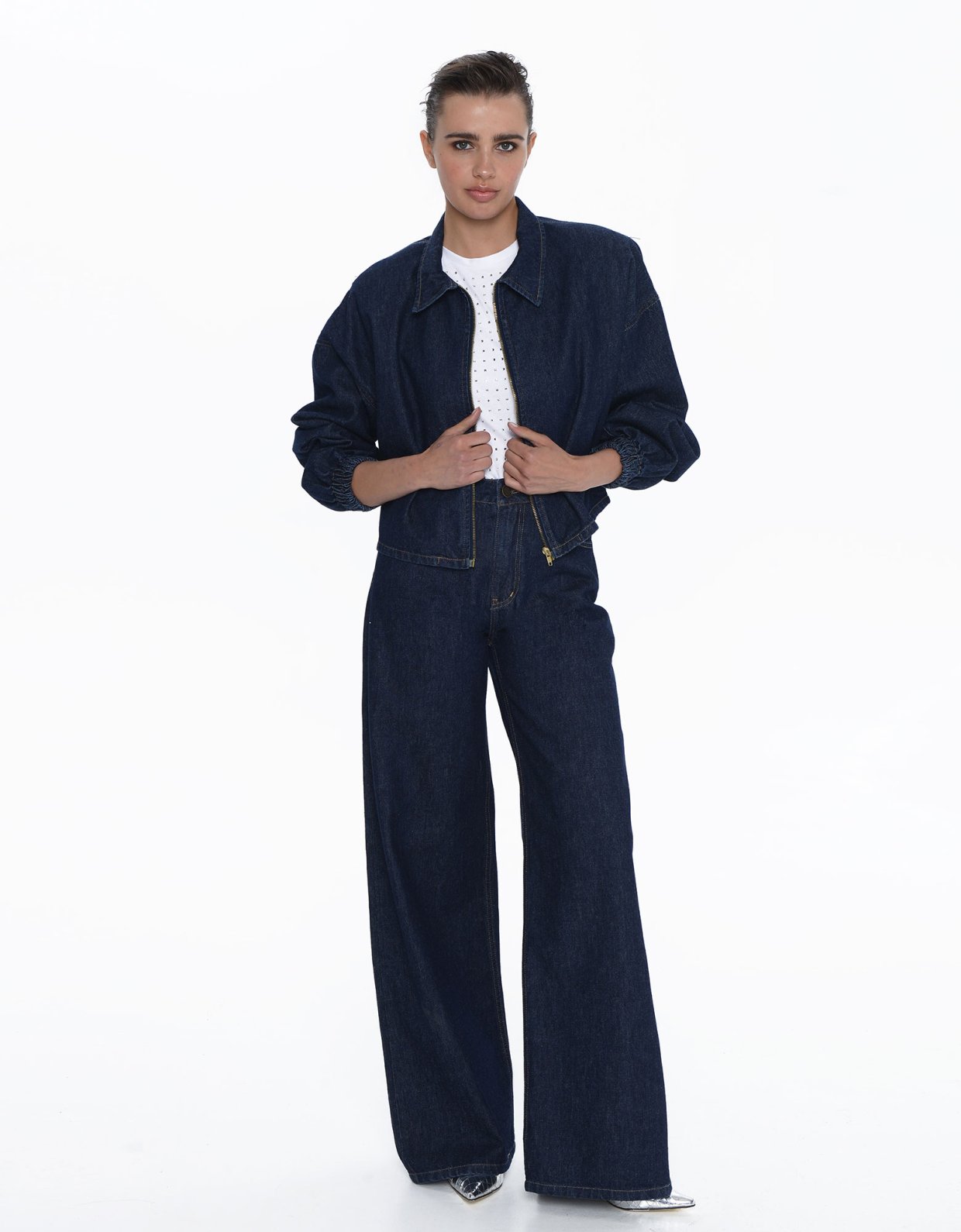 Sac Jeans Madison denim jacket ocean blue