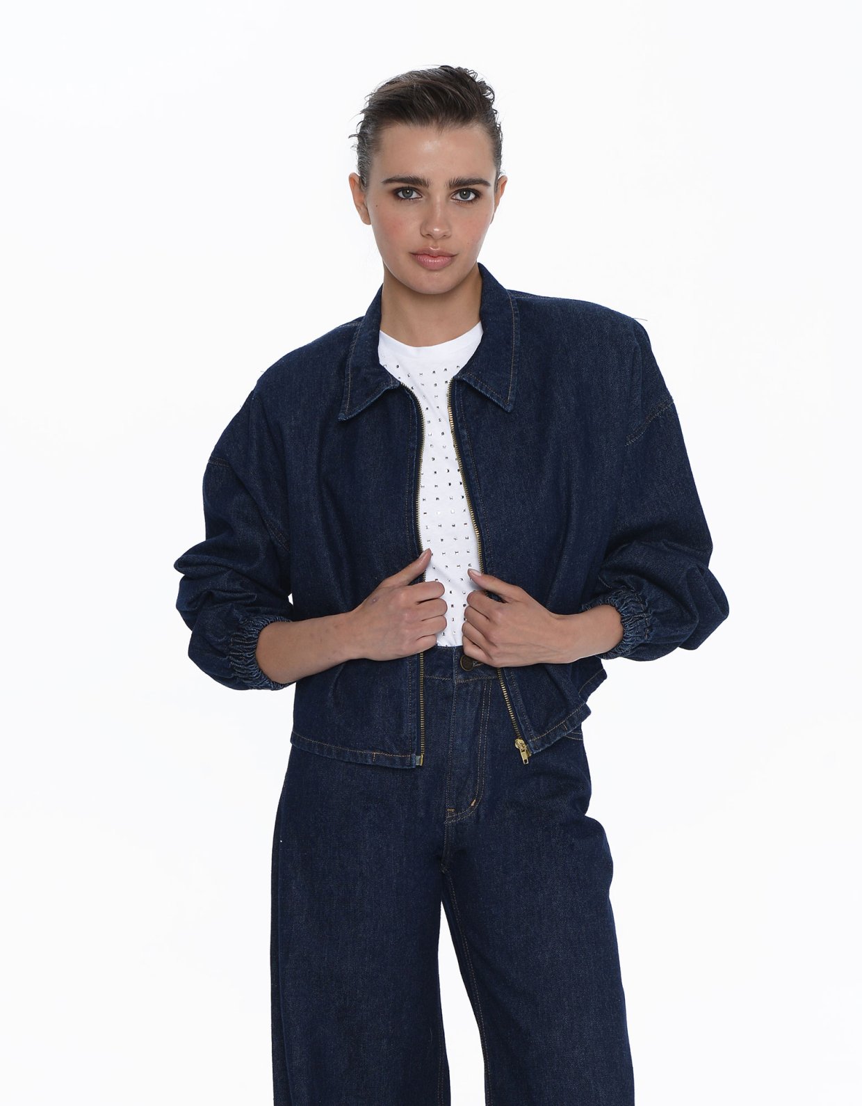Sac Jeans Madison denim jacket ocean blue