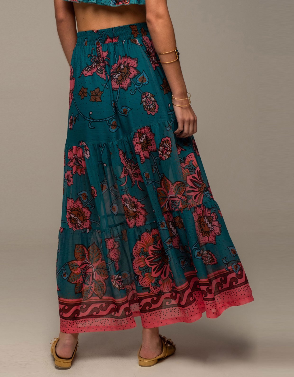 Peace and Chaos Magnolia maxi skirt