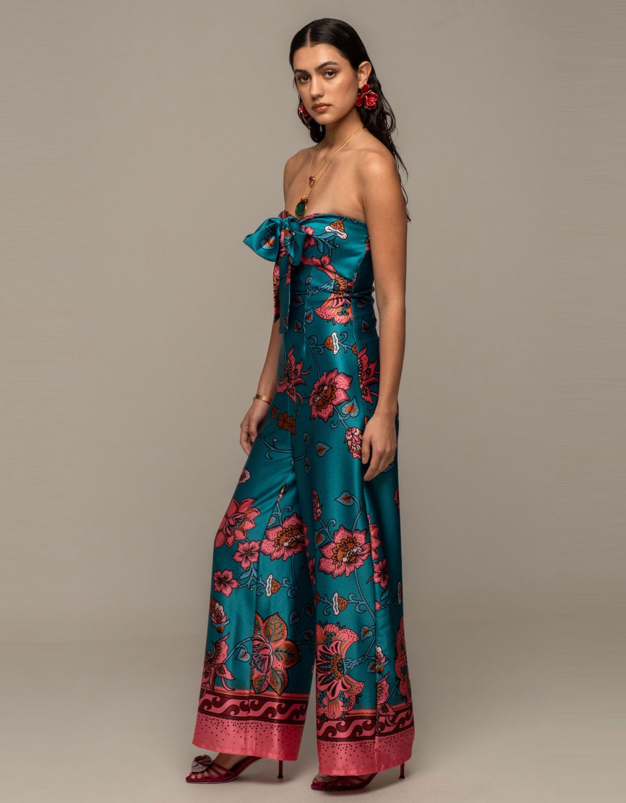 Peace and Chaos Magnolia strapless jumpsuit