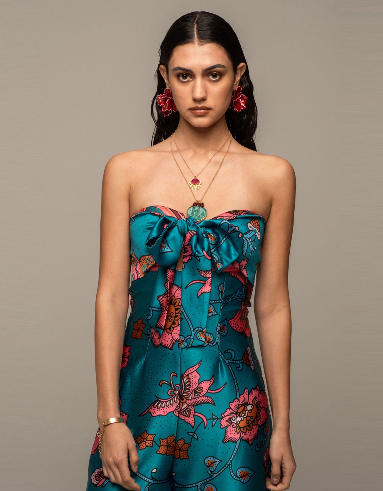 Peace and Chaos Magnolia strapless jumpsuit