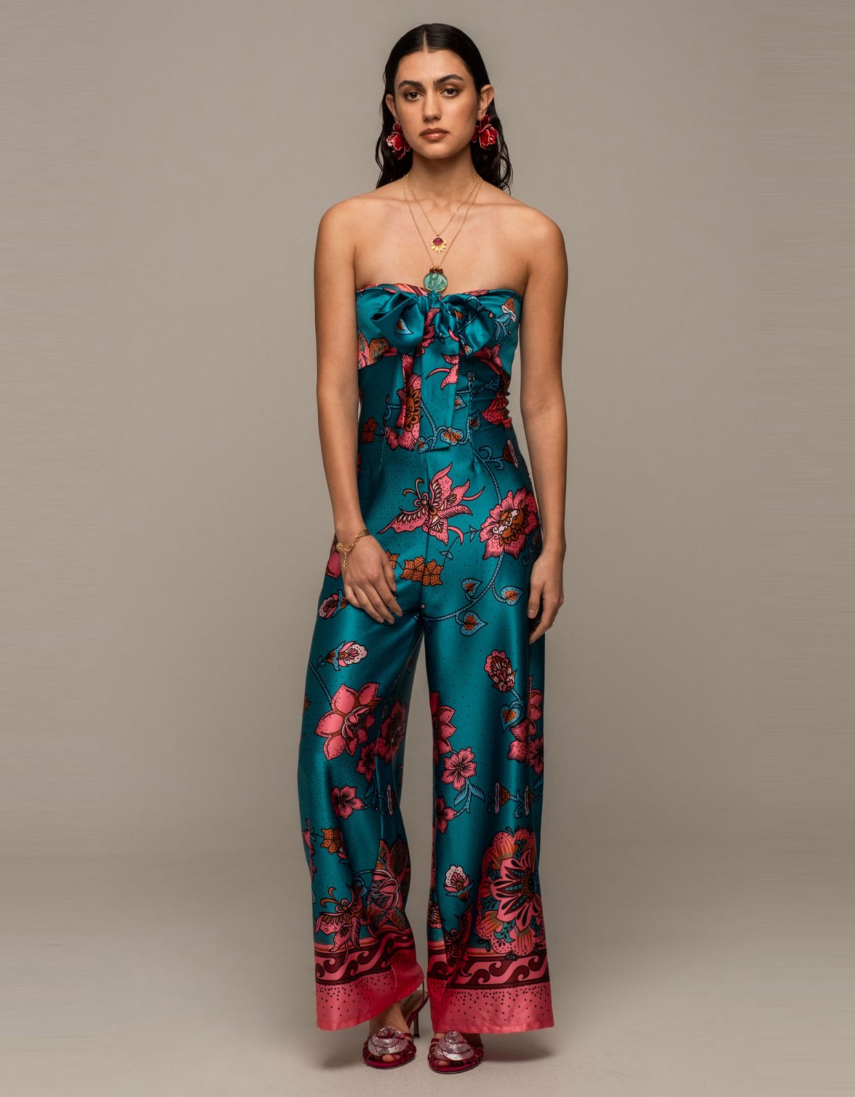 Peace and Chaos Magnolia strapless jumpsuit
