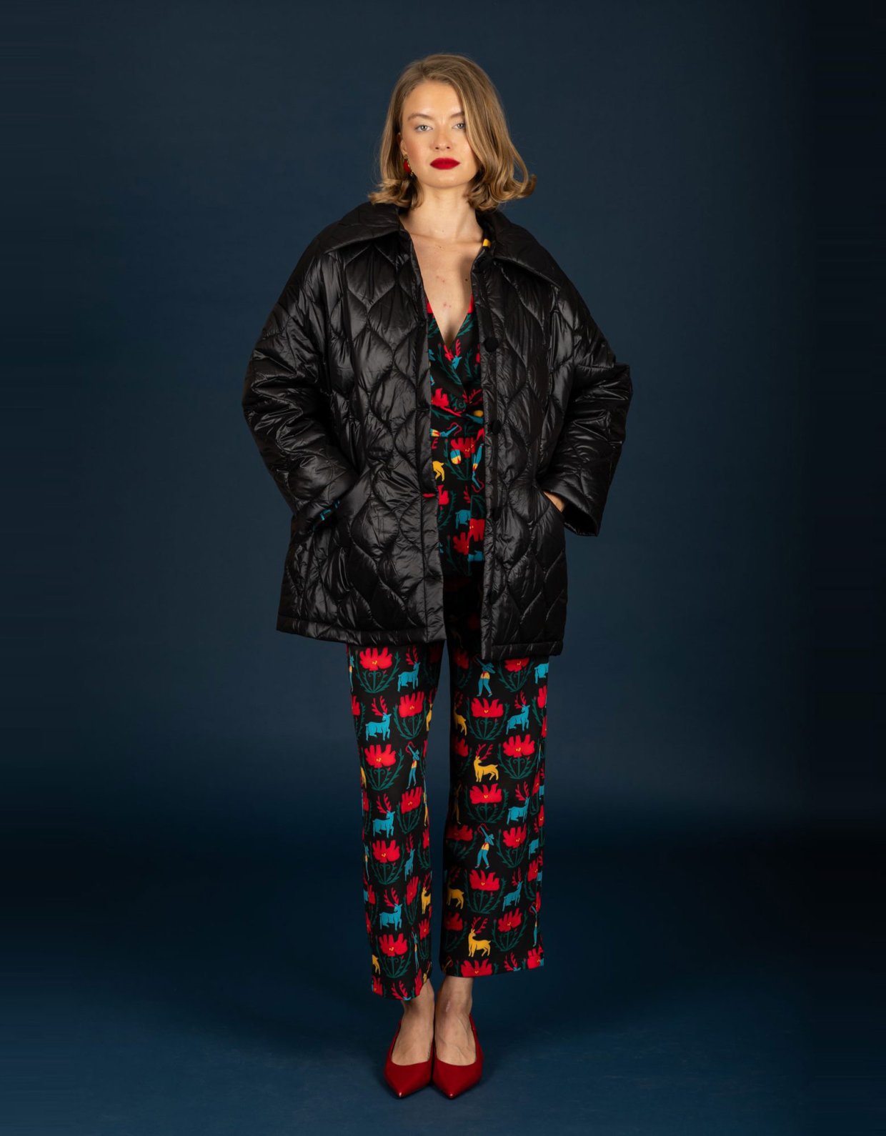 Chaton Marcus puffer coat black