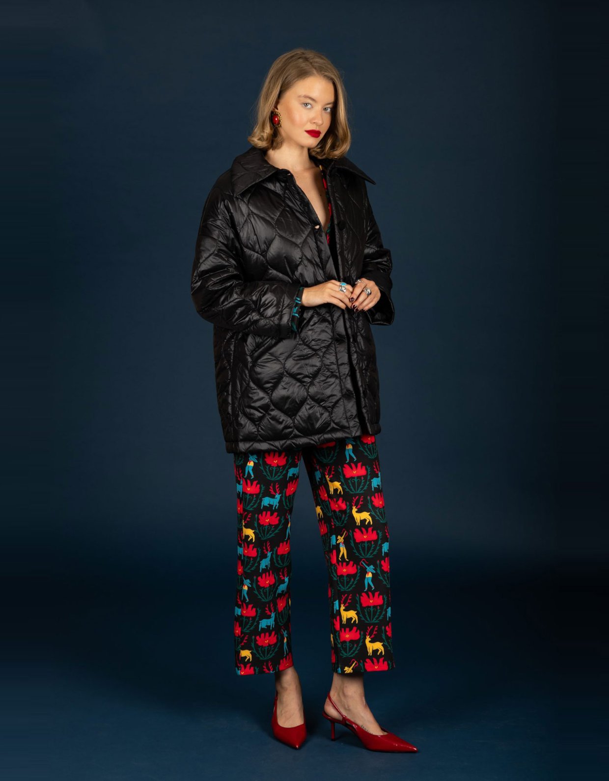 Chaton Marcus puffer coat black