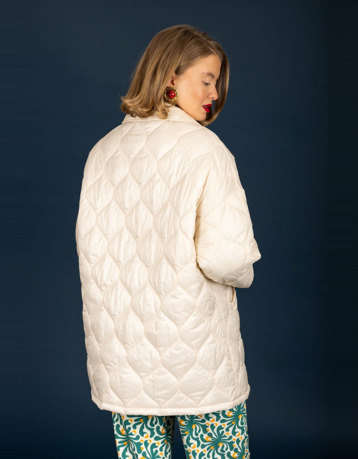 Chaton Marcus puffer coat vanilla