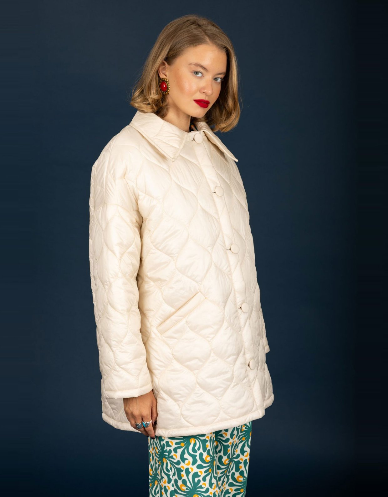 Chaton Marcus puffer coat vanilla