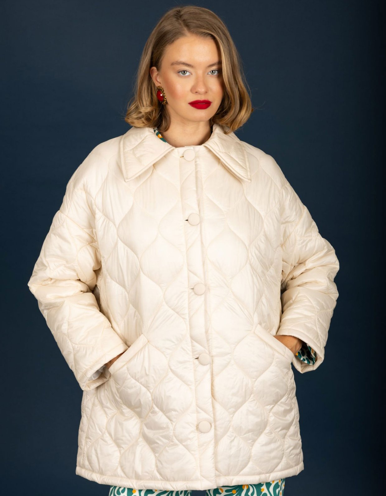 Chaton Marcus puffer coat vanilla