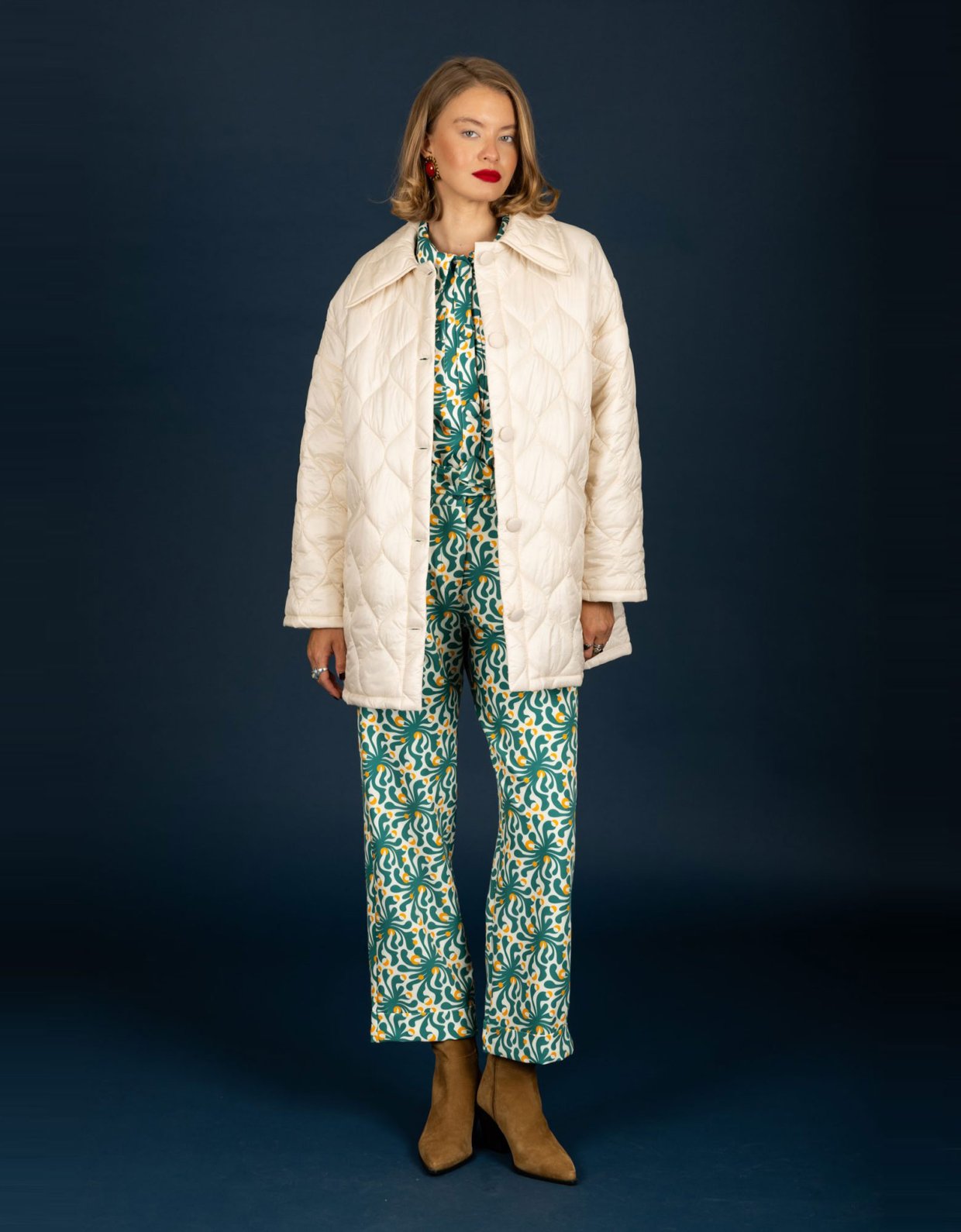 Chaton Marcus puffer coat vanilla