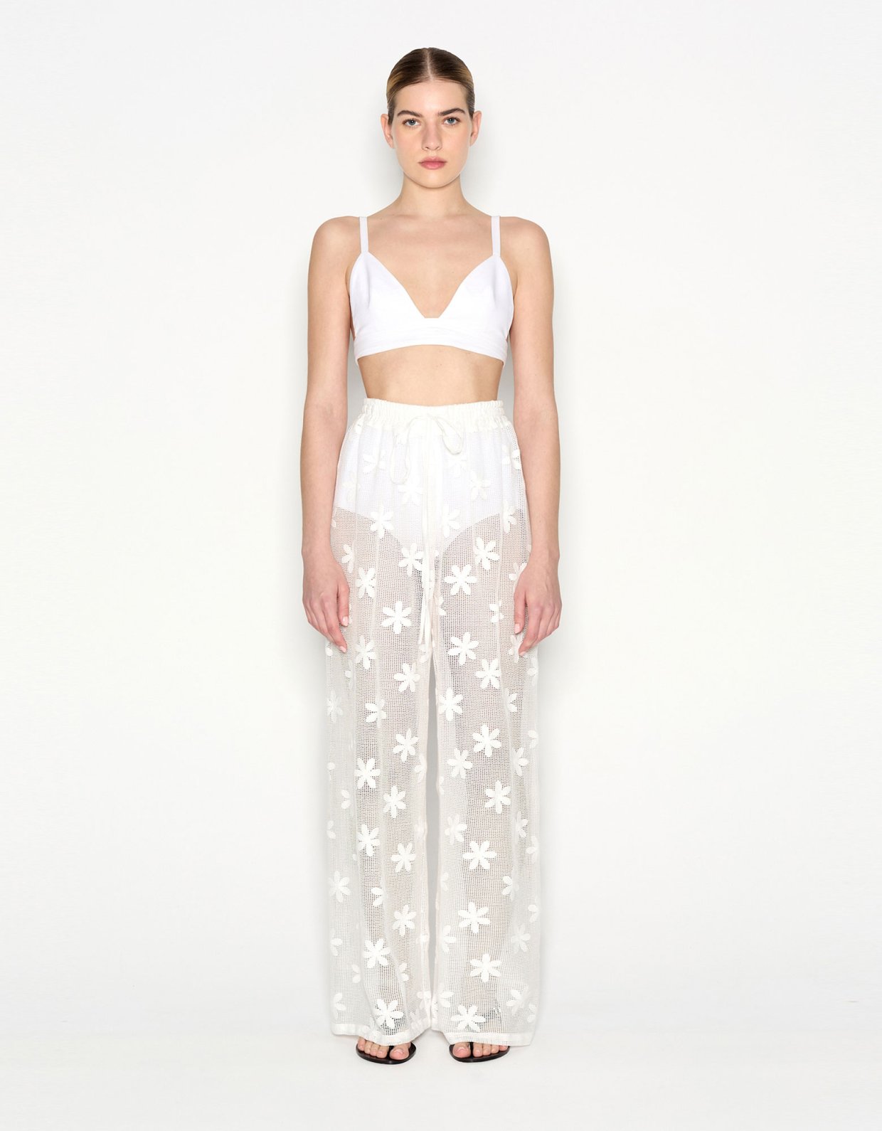 Nadia Rapti Margarita  trousers white