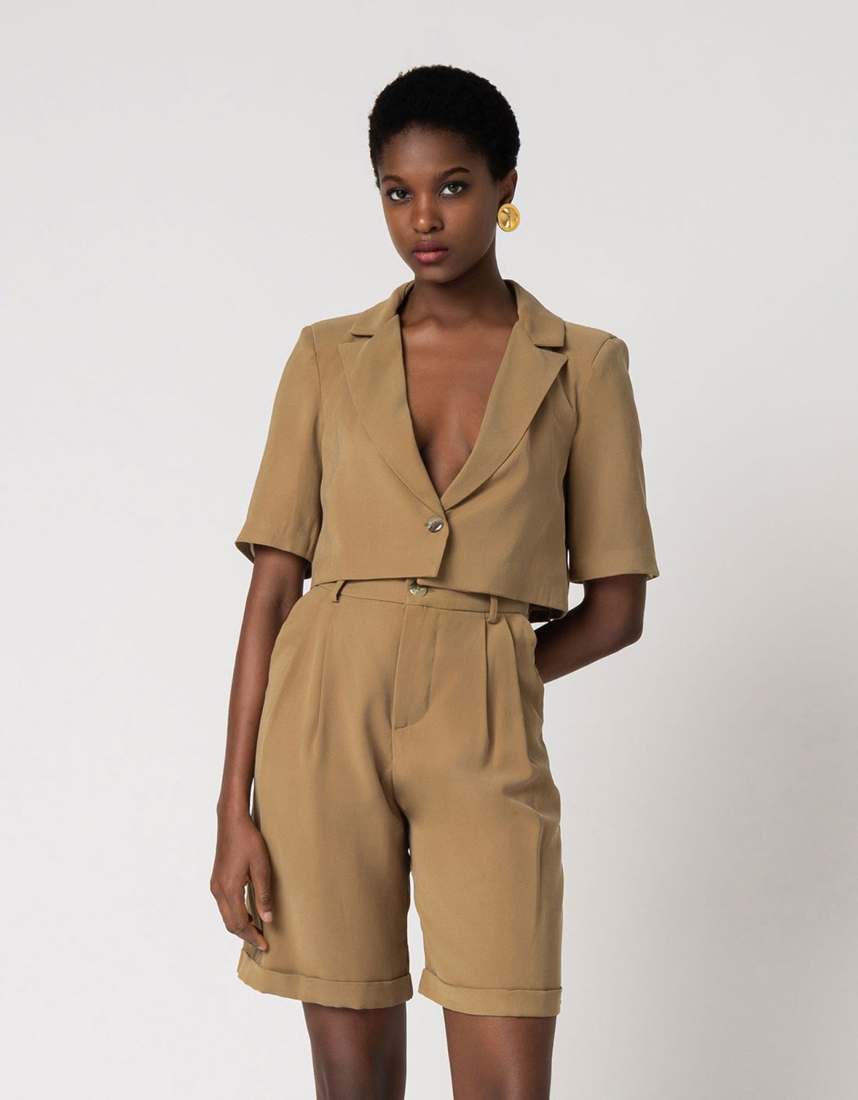 Foreveryoung Marian bermuda shorts olive