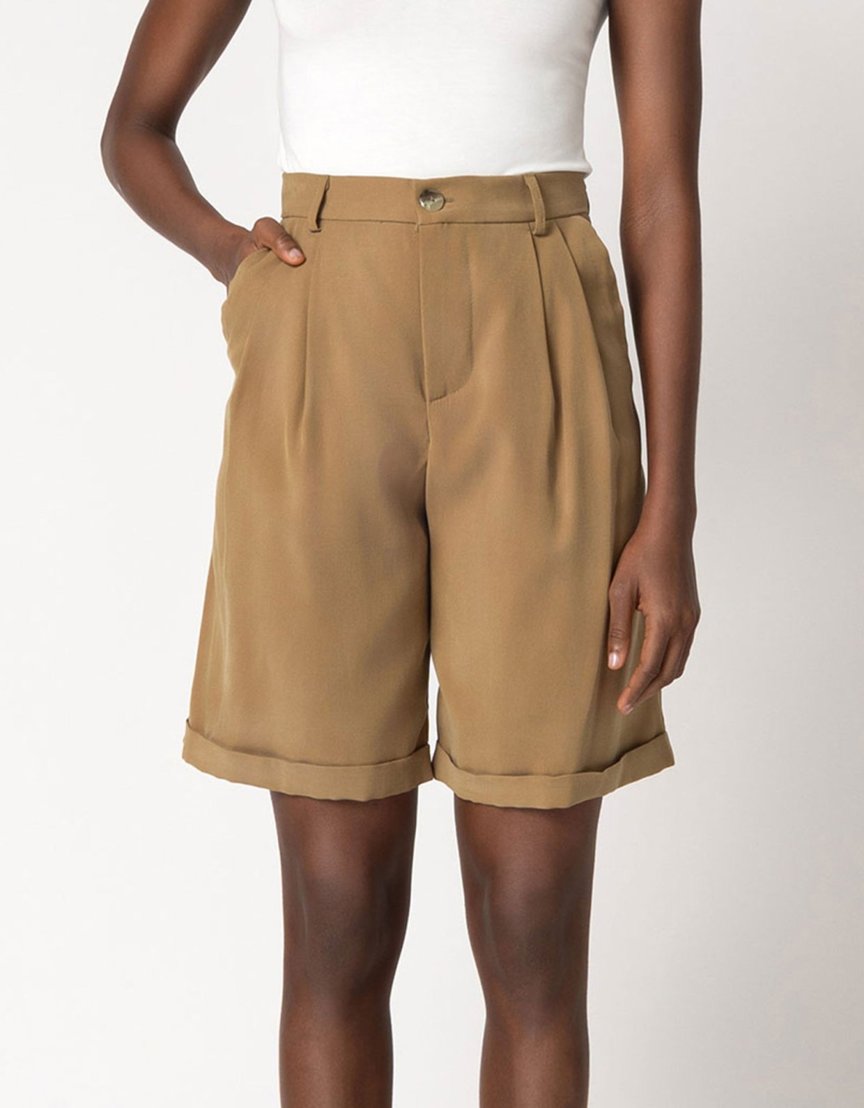 Foreveryoung Marian bermuda shorts olive