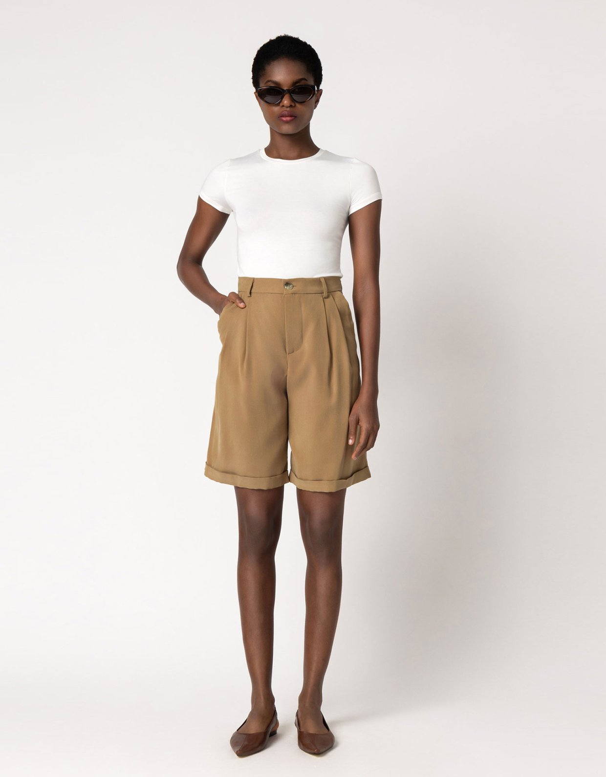 Foreveryoung Marian bermuda shorts olive