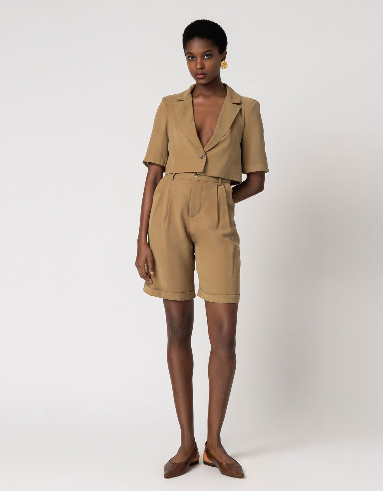 Foreveryoung Marian bermuda shorts olive