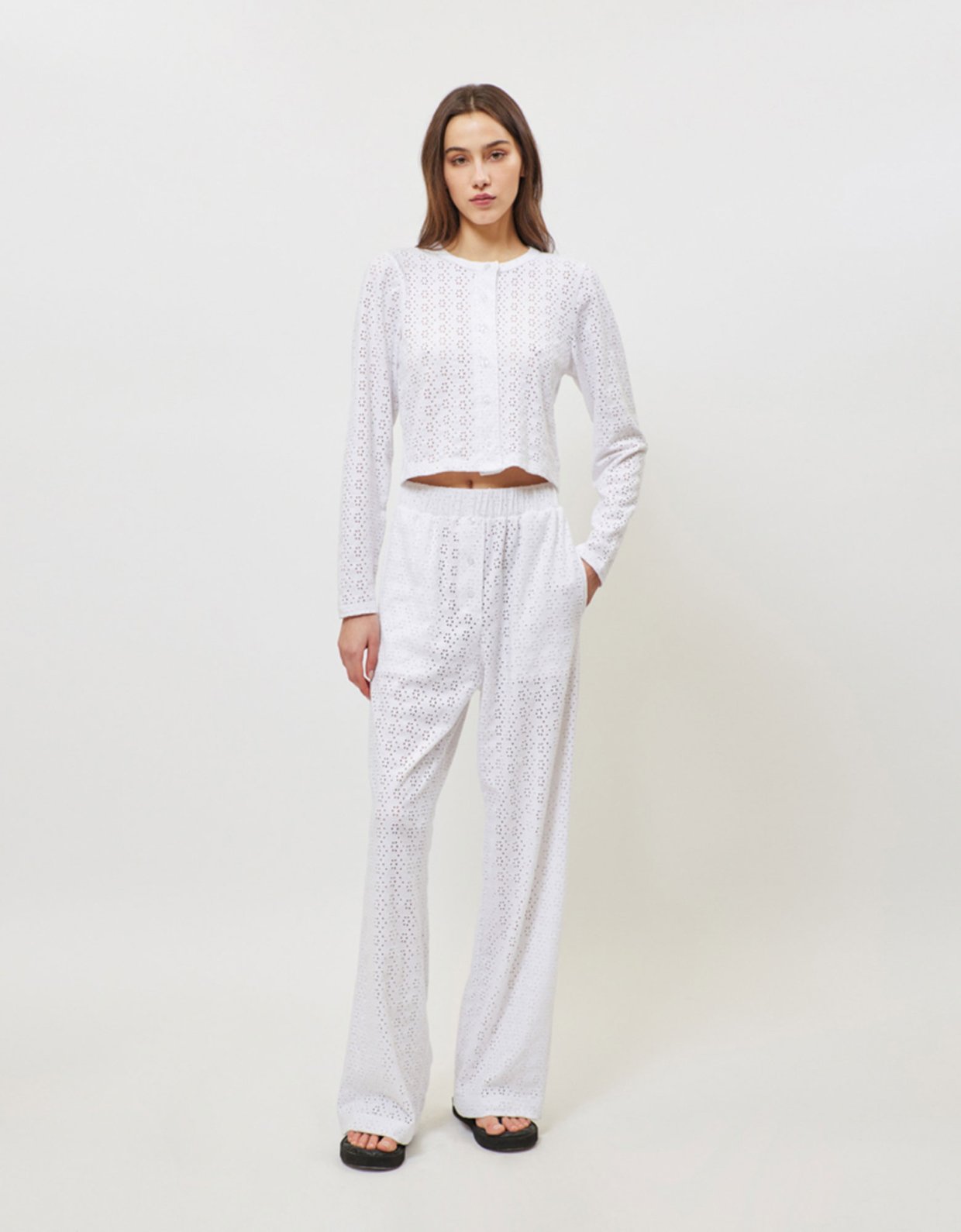 Sunset go Marie pants white