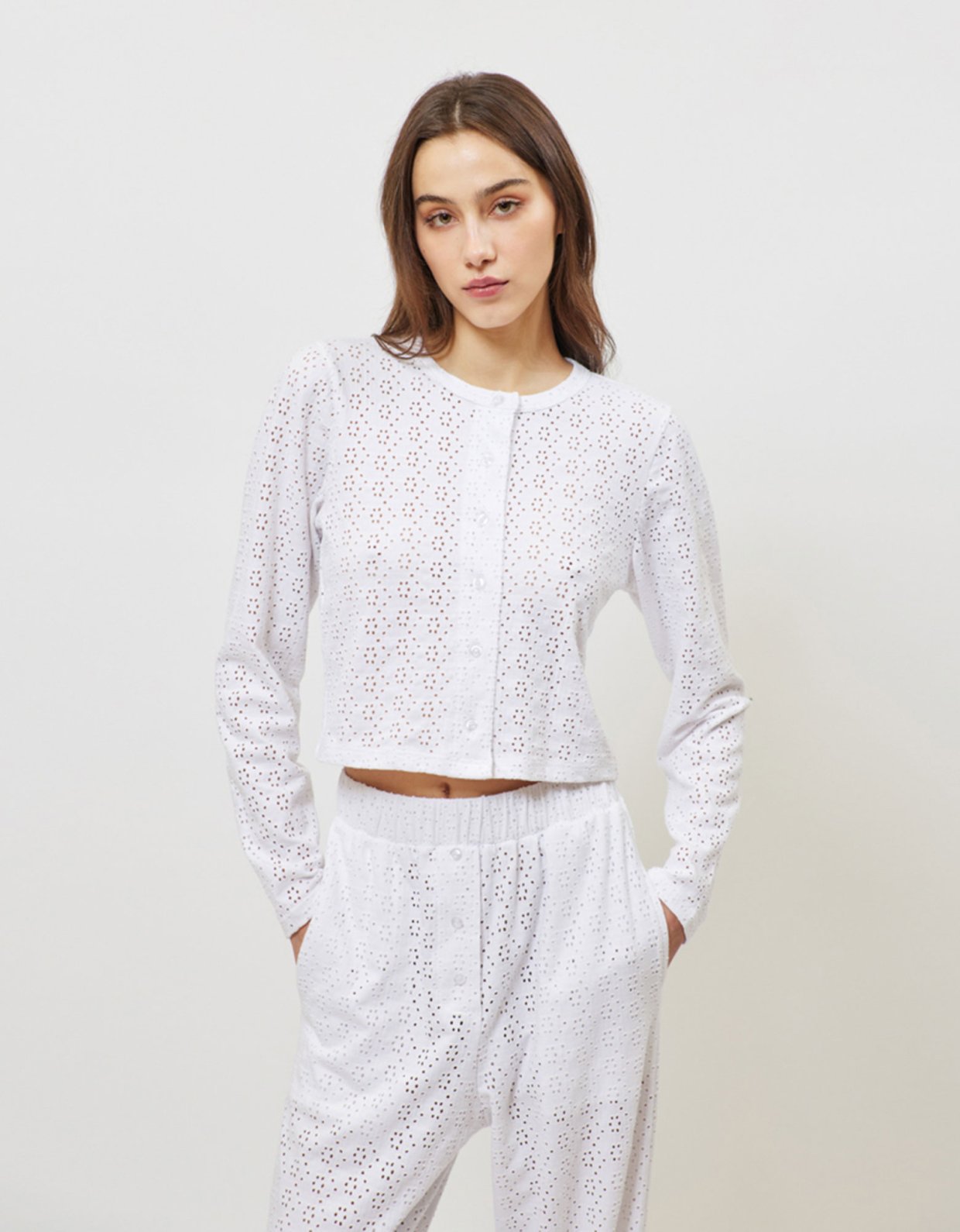 Sunset go Marie pants white