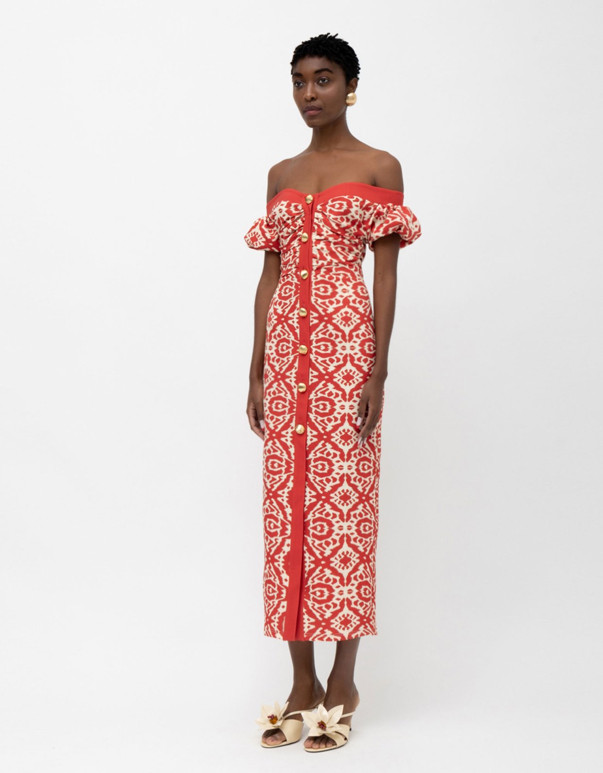 Mallory the label Masai flame dress red
