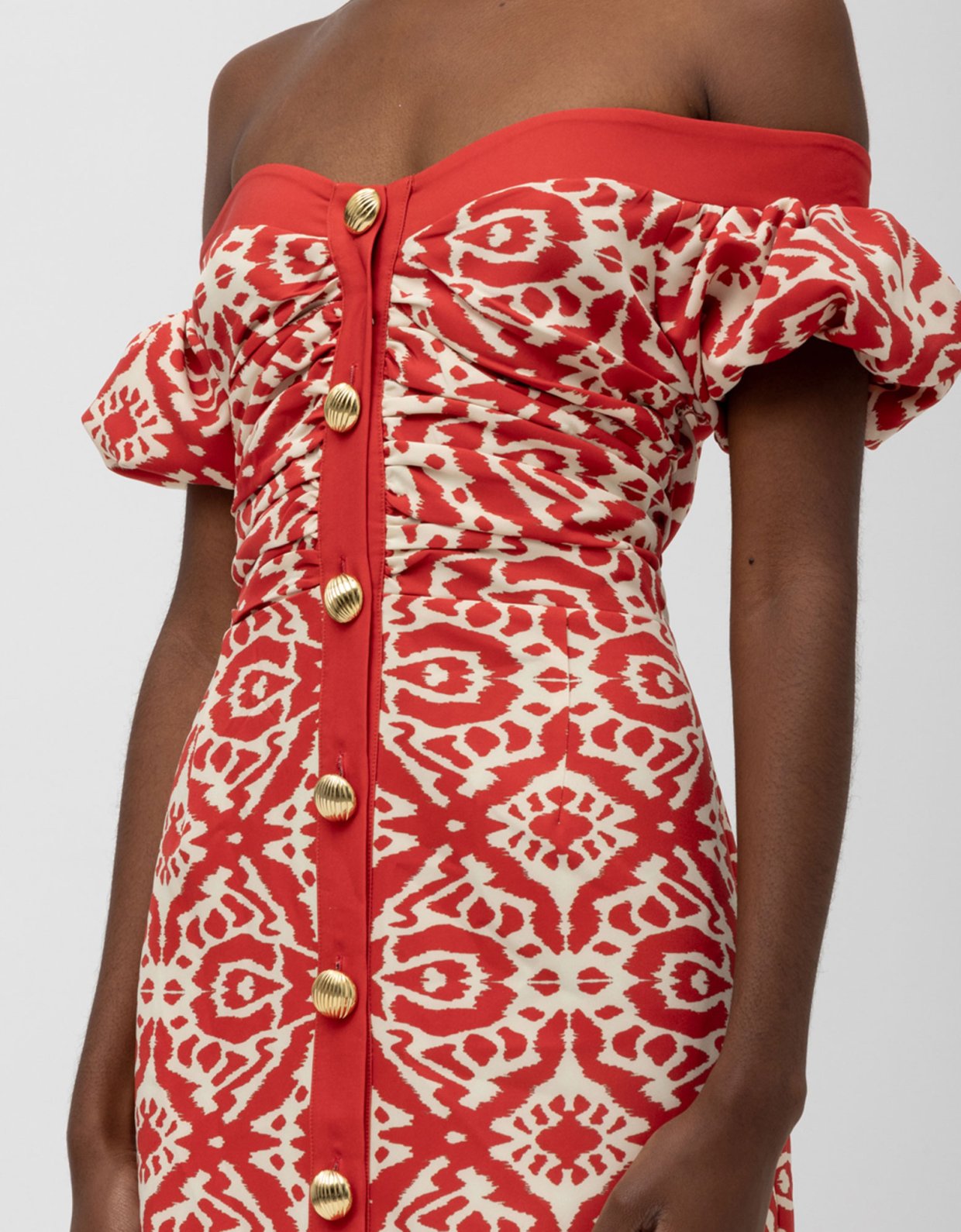 Mallory the label Masai flame dress red