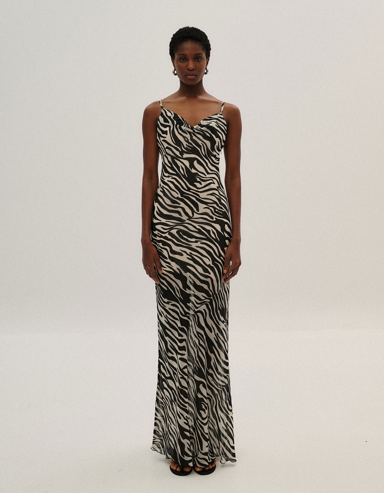 Combos Knitwear Maxi dress animal print