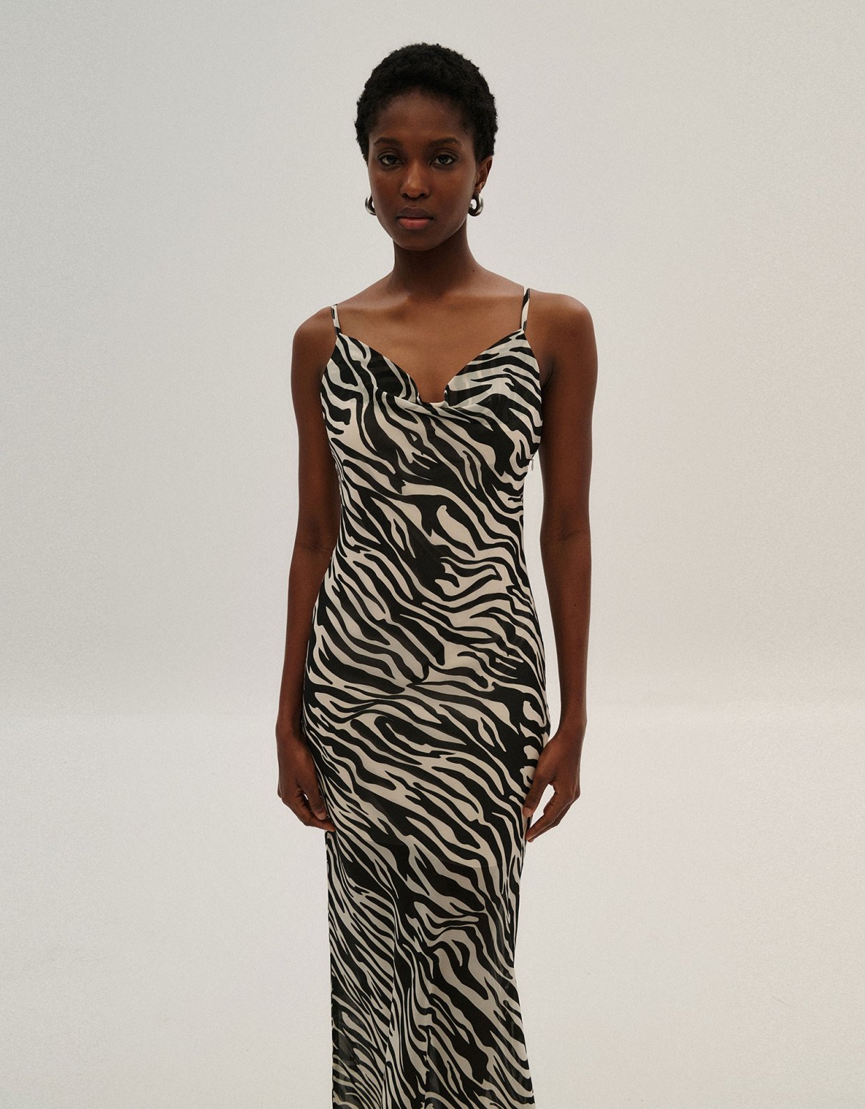 Combos Knitwear Maxi dress animal print