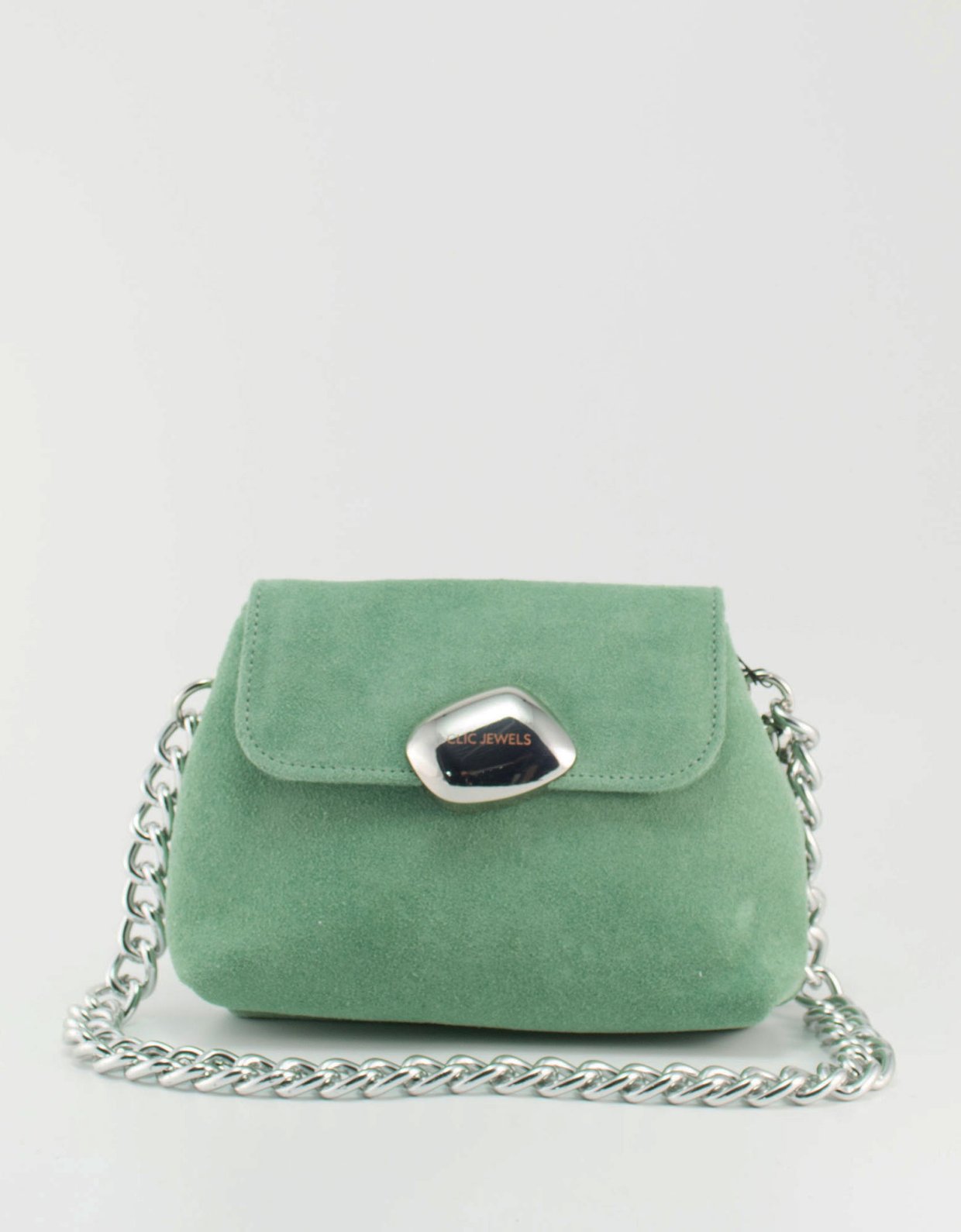 Clic Jewels Maya mini bag mint suede