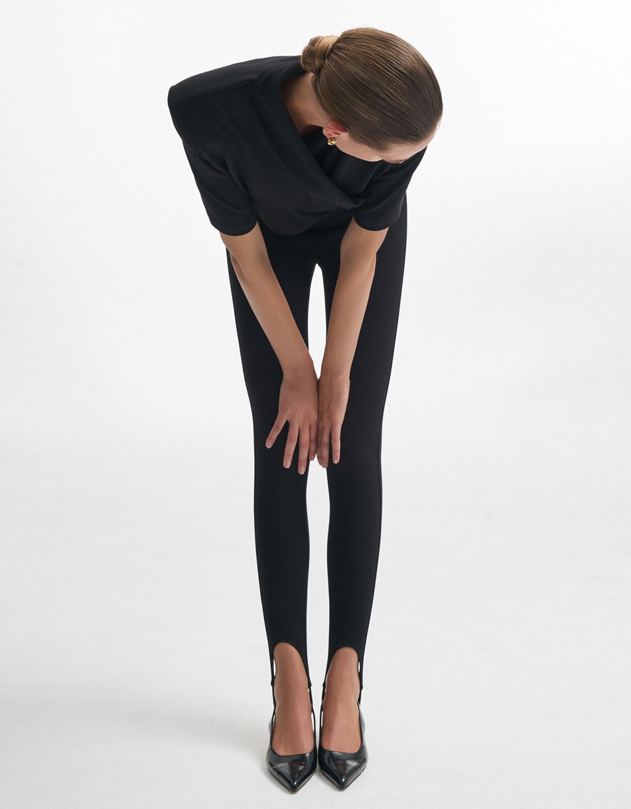 Nadia Rapti Melanie crop top black