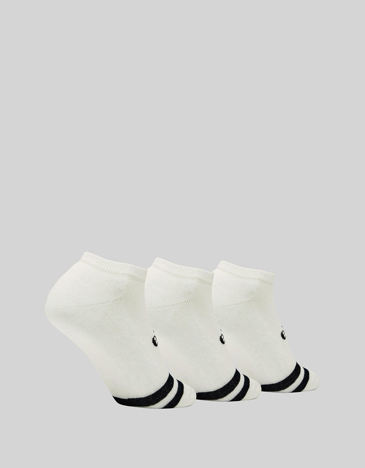 Ellesse Melna 3pack trainer liner socks white
