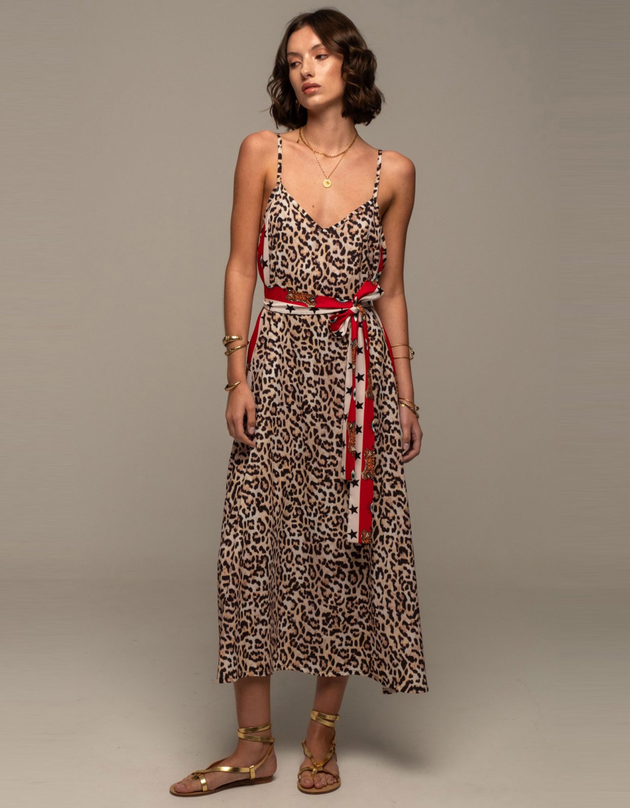 Peace and Chaos Menagerie dress